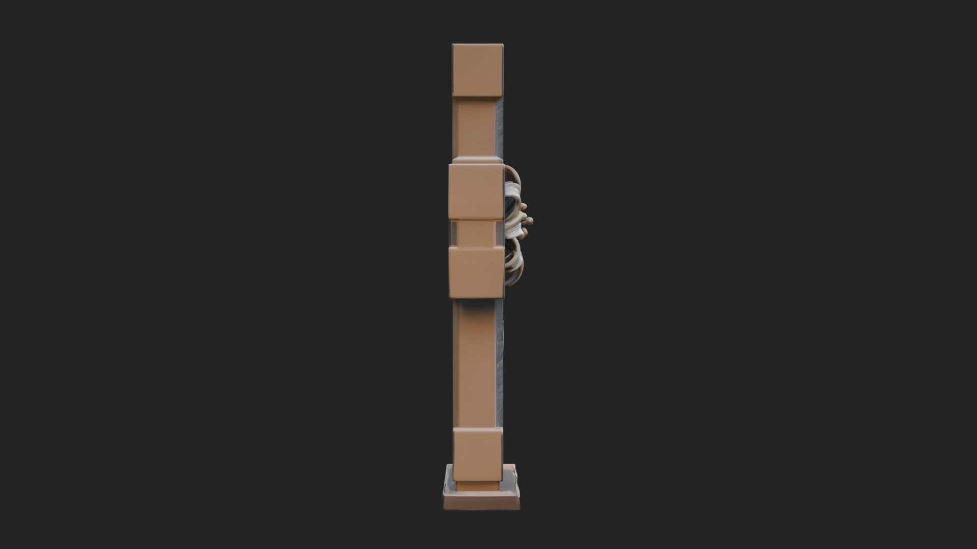 Carved Relief Wall Cross Design 589 3D Print Model 3D Model