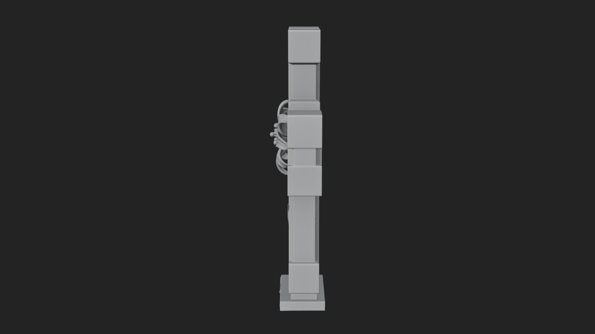 Carved Relief Wall Cross Design 589 3D Print Model 3D Model