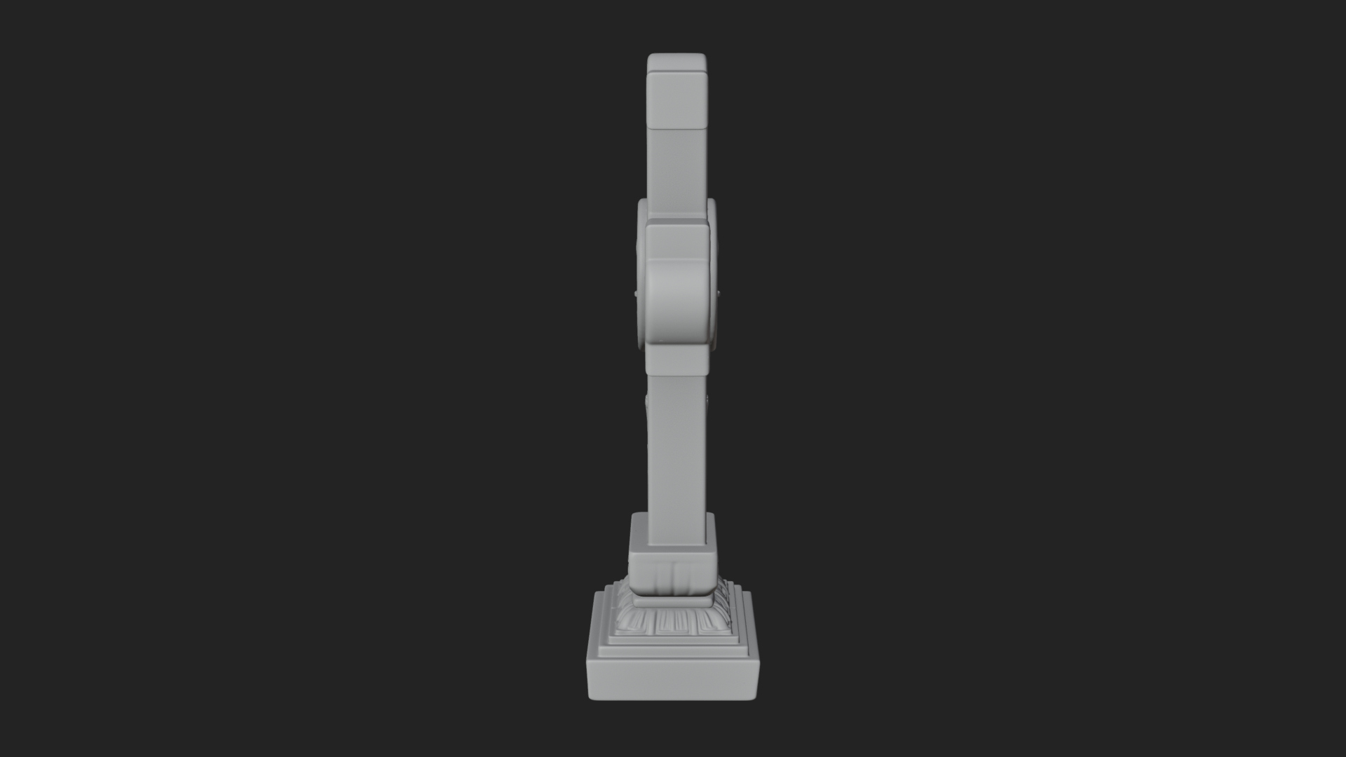 Carved Relief Wall Cross Design 59 3D Print Model 3D Model