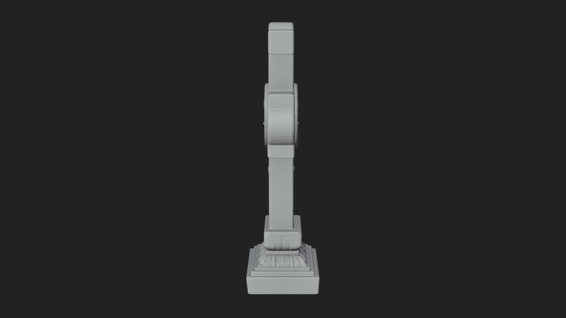 Carved Relief Wall Cross Design 59 3D Print Model 3D Model