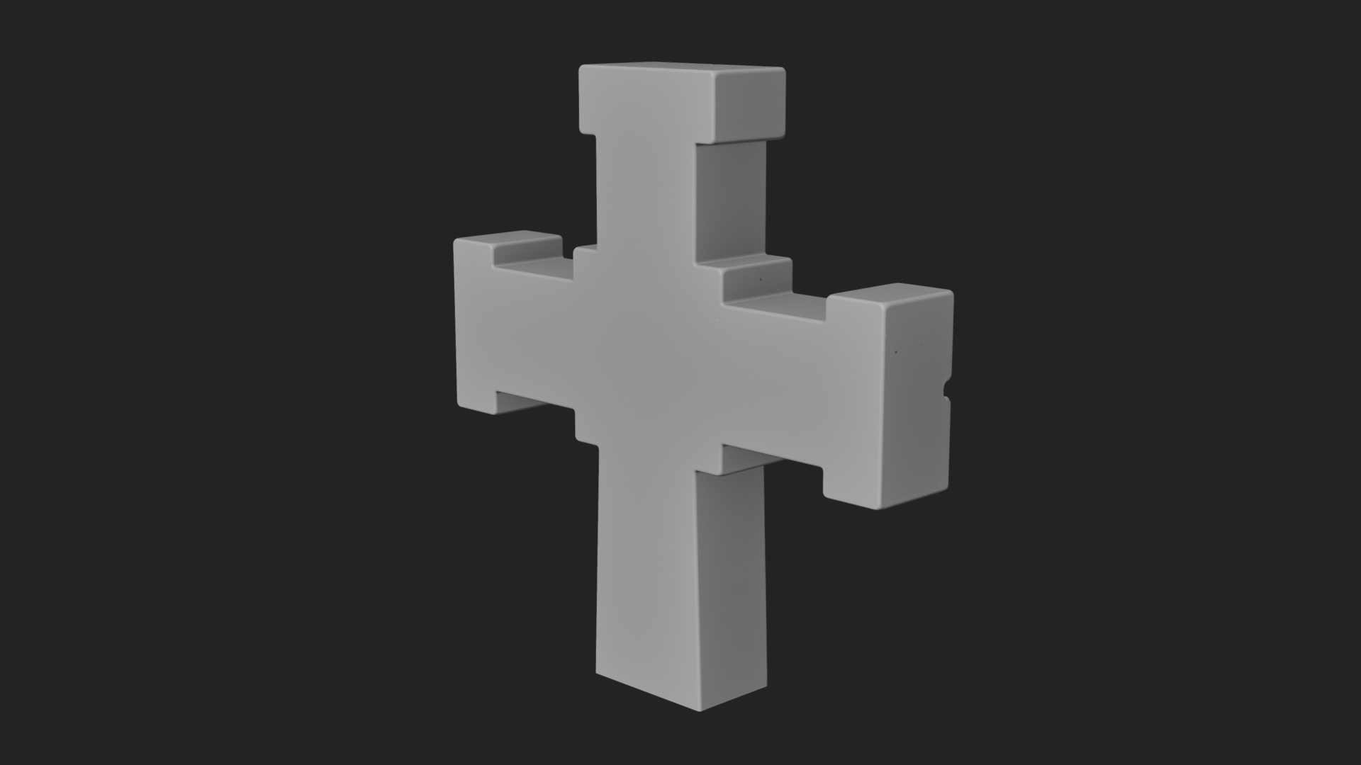 Carved Relief Wall Cross Design 590 3D Print Model 3D Model