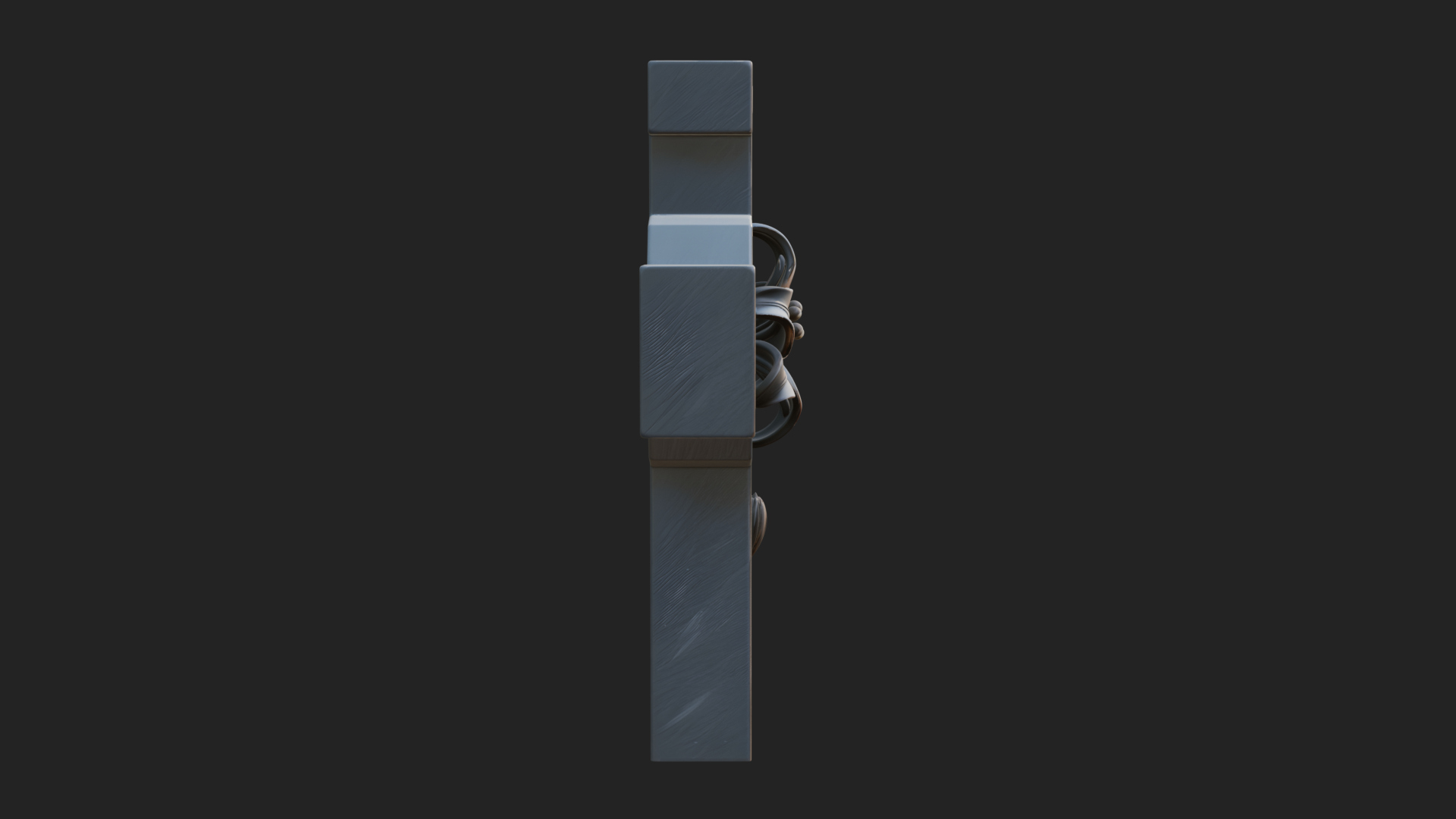 Carved Relief Wall Cross Design 592 3D Print Model 3D Model