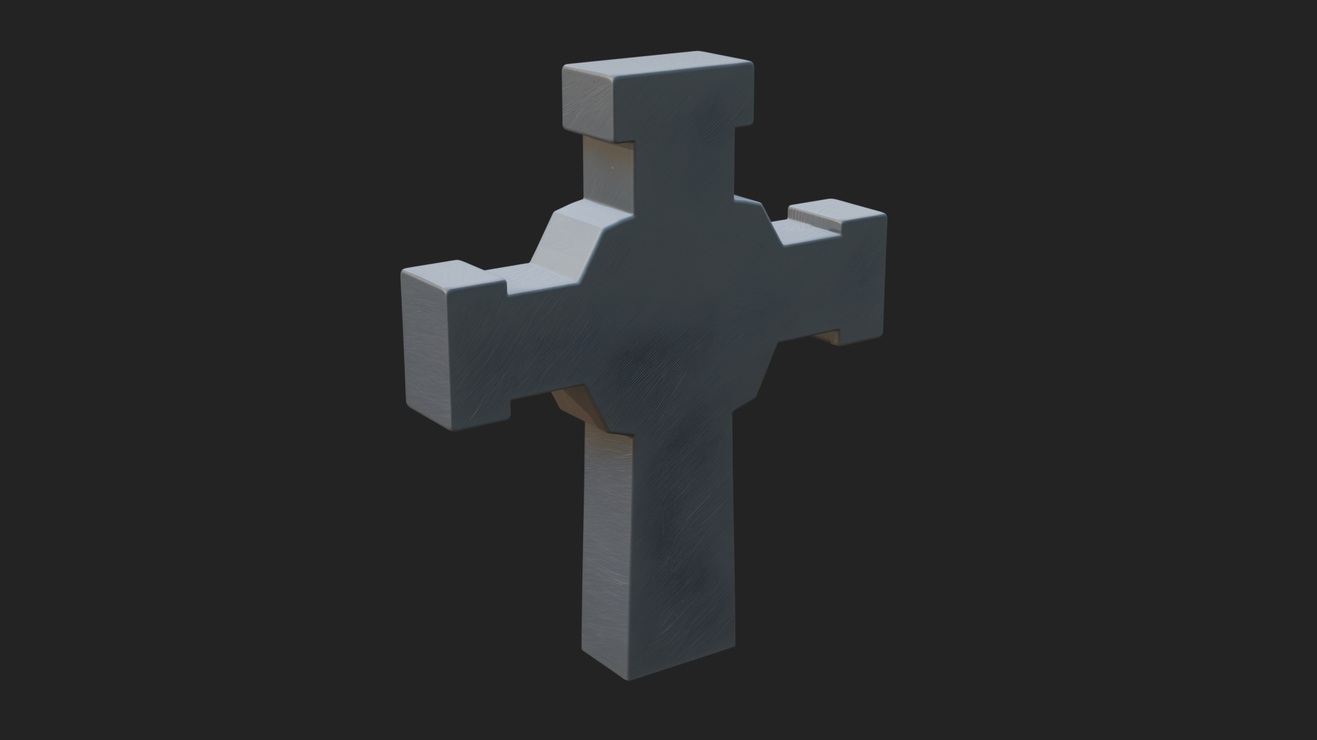 Carved Relief Wall Cross Design 592 3D Print Model 3D Model