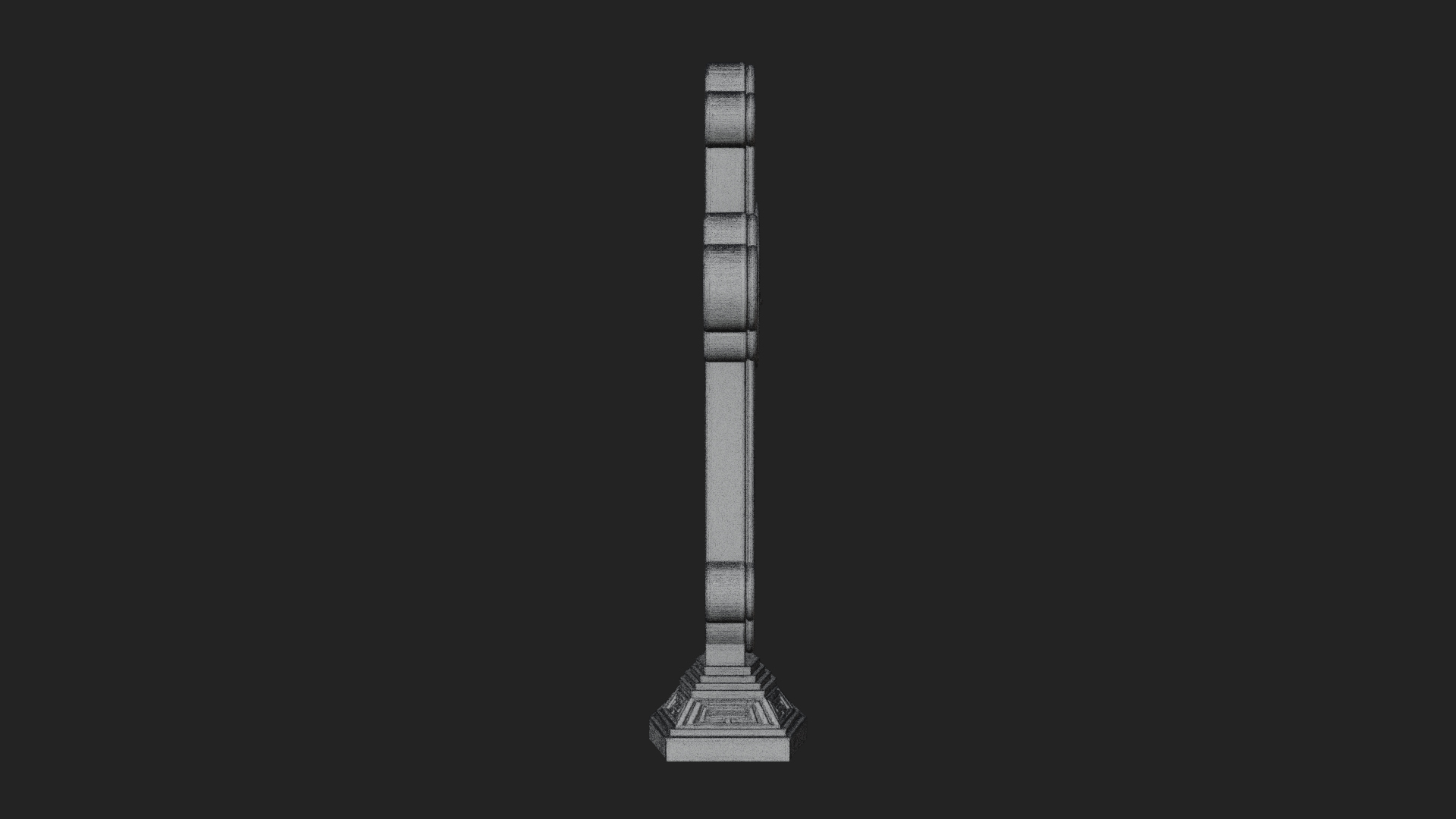 Carved Relief Wall Cross Design 60 3D Print Model 3D Model