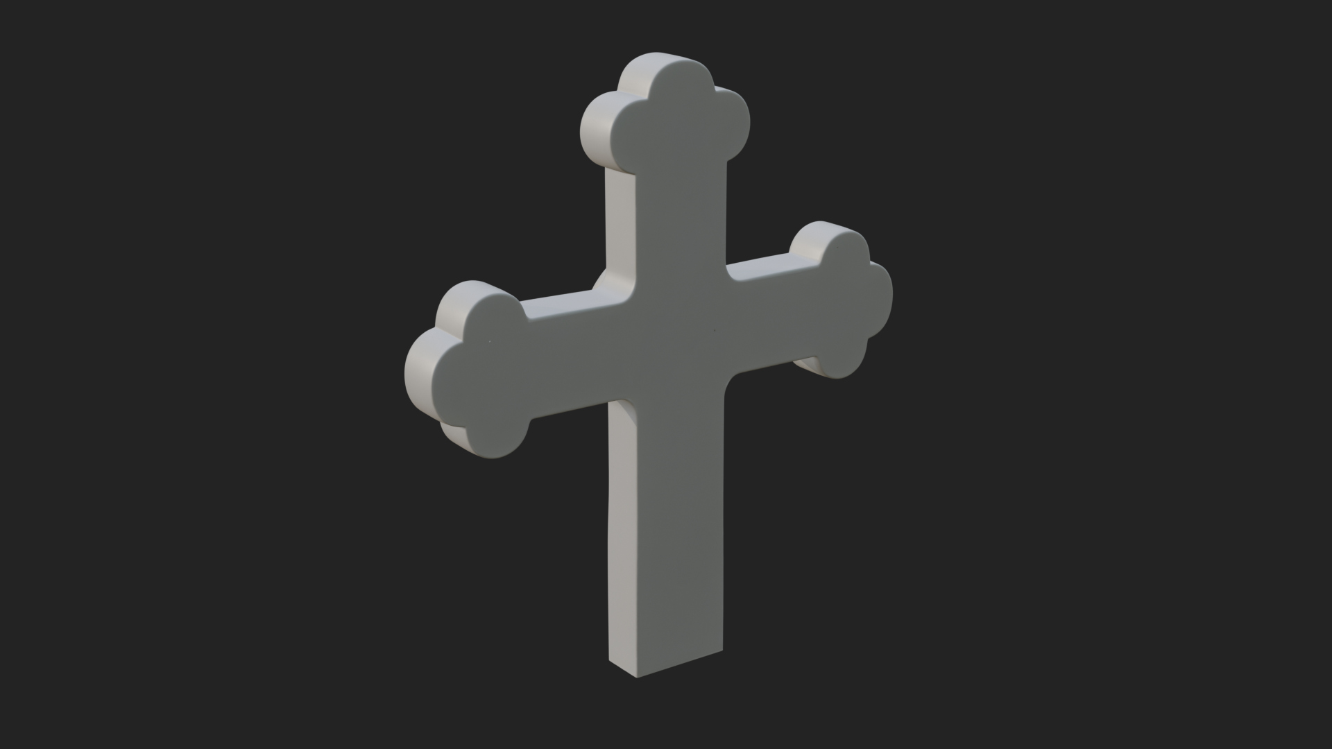 Carved Relief Wall Cross Design 61 3D Print Model 3D Model