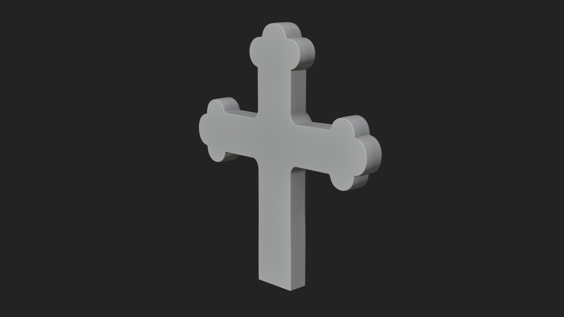 Carved Relief Wall Cross Design 61 3D Print Model 3D Model