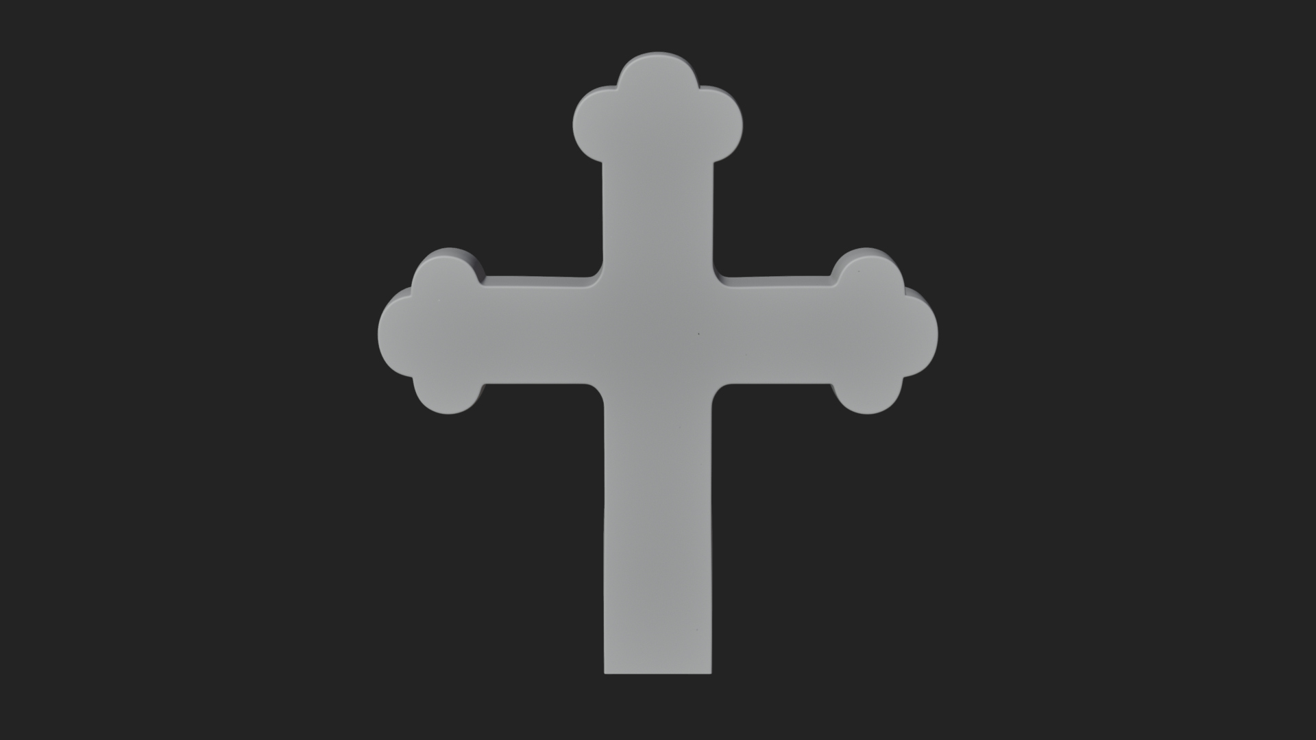 Carved Relief Wall Cross Design 61 3D Print Model 3D Model