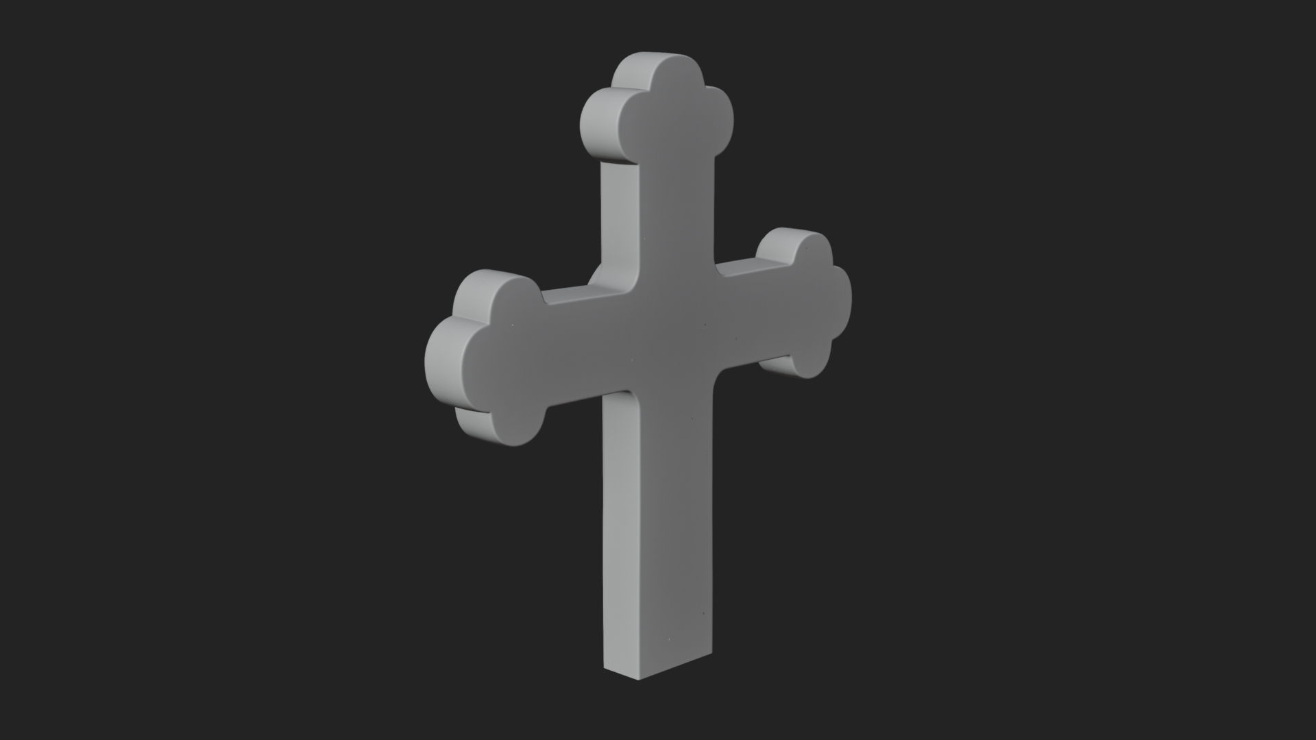 Carved Relief Wall Cross Design 61 3D Print Model 3D Model
