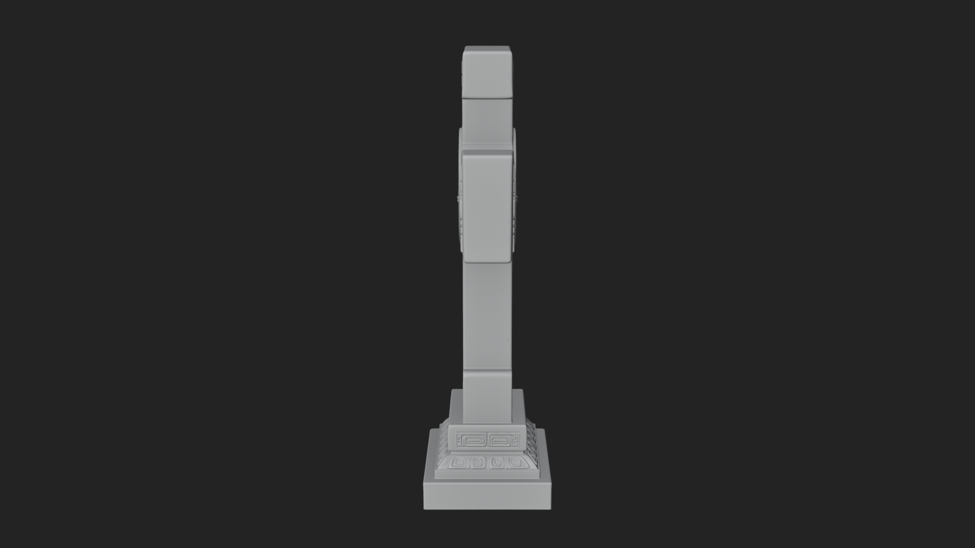 Carved Relief Wall Cross Design 62 3D Print Model 3D Model