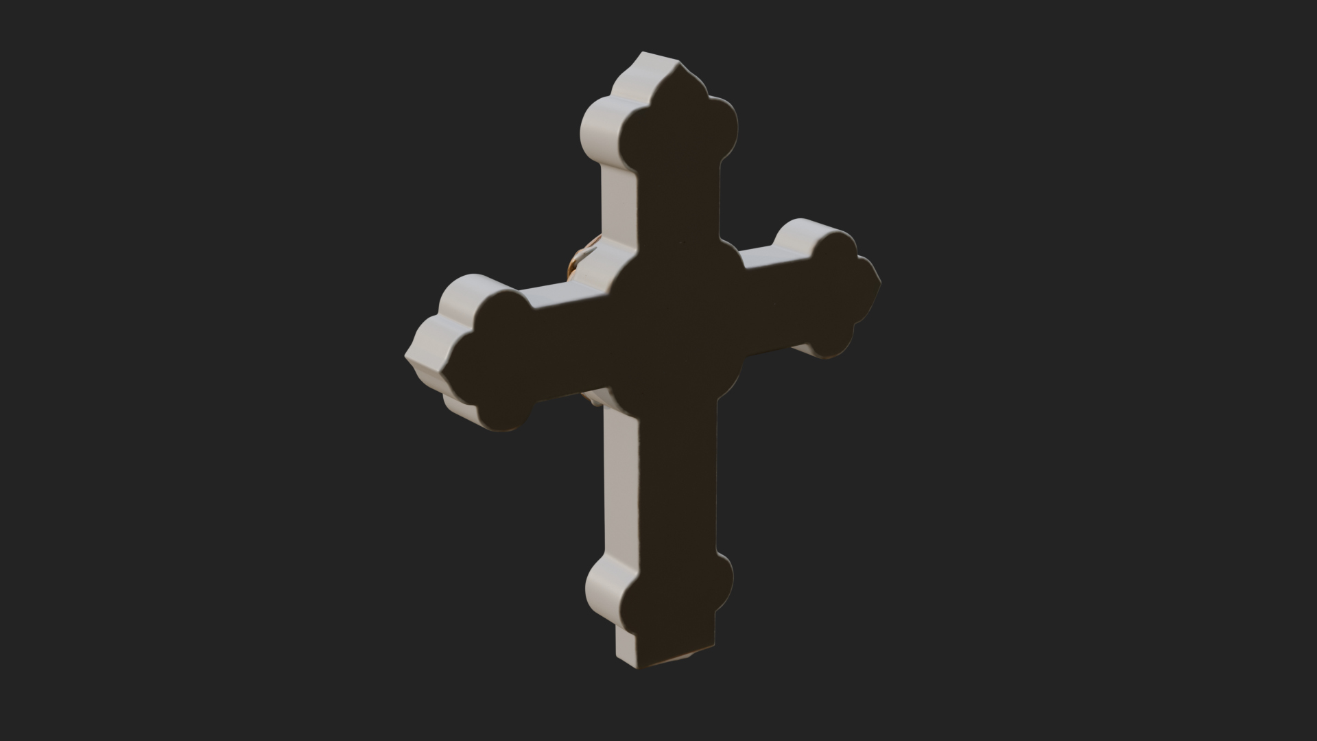 Carved Relief Wall Cross Design 64 3D Print Model 3D Model