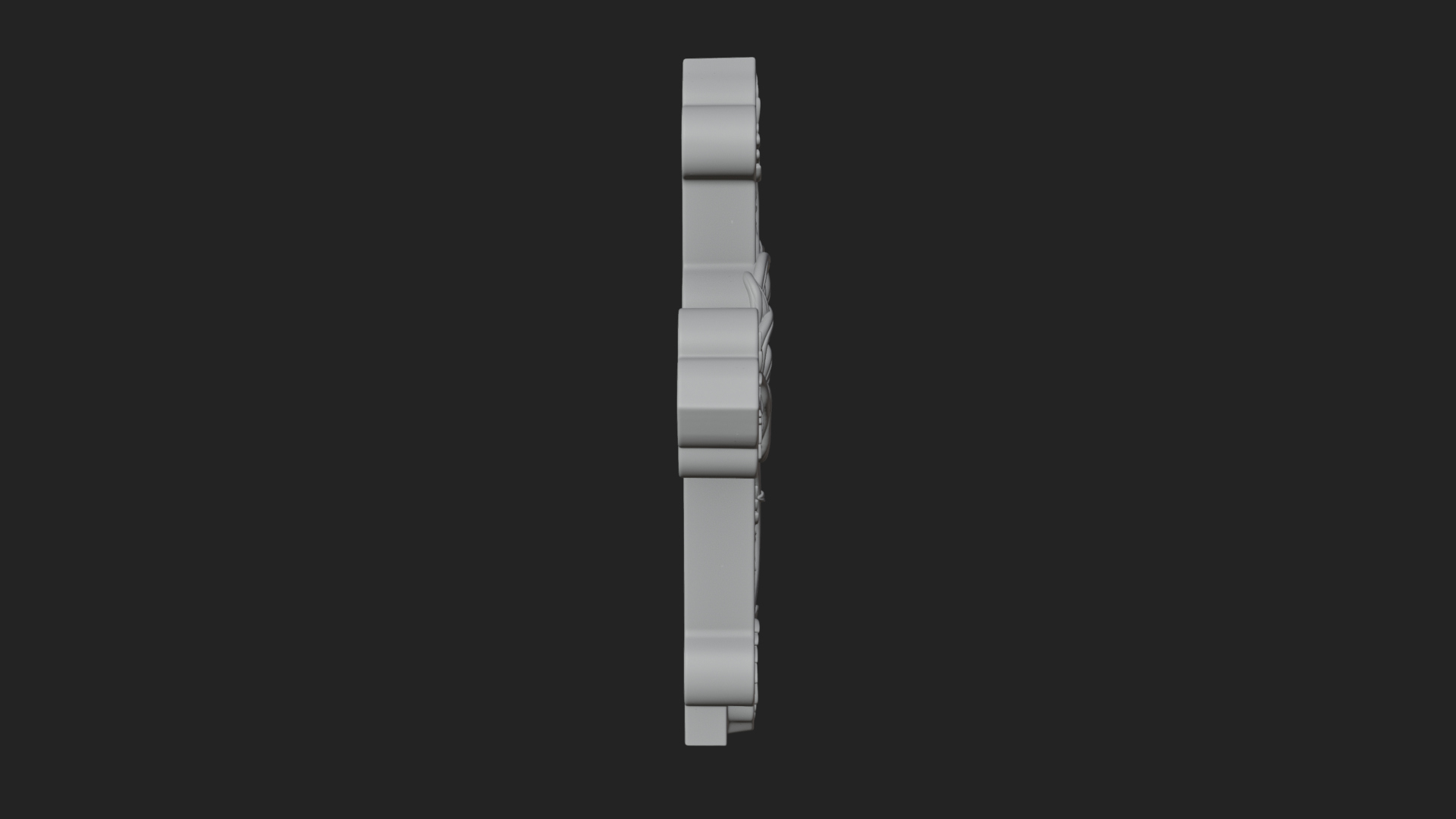 Carved Relief Wall Cross Design 64 3D Print Model 3D Model
