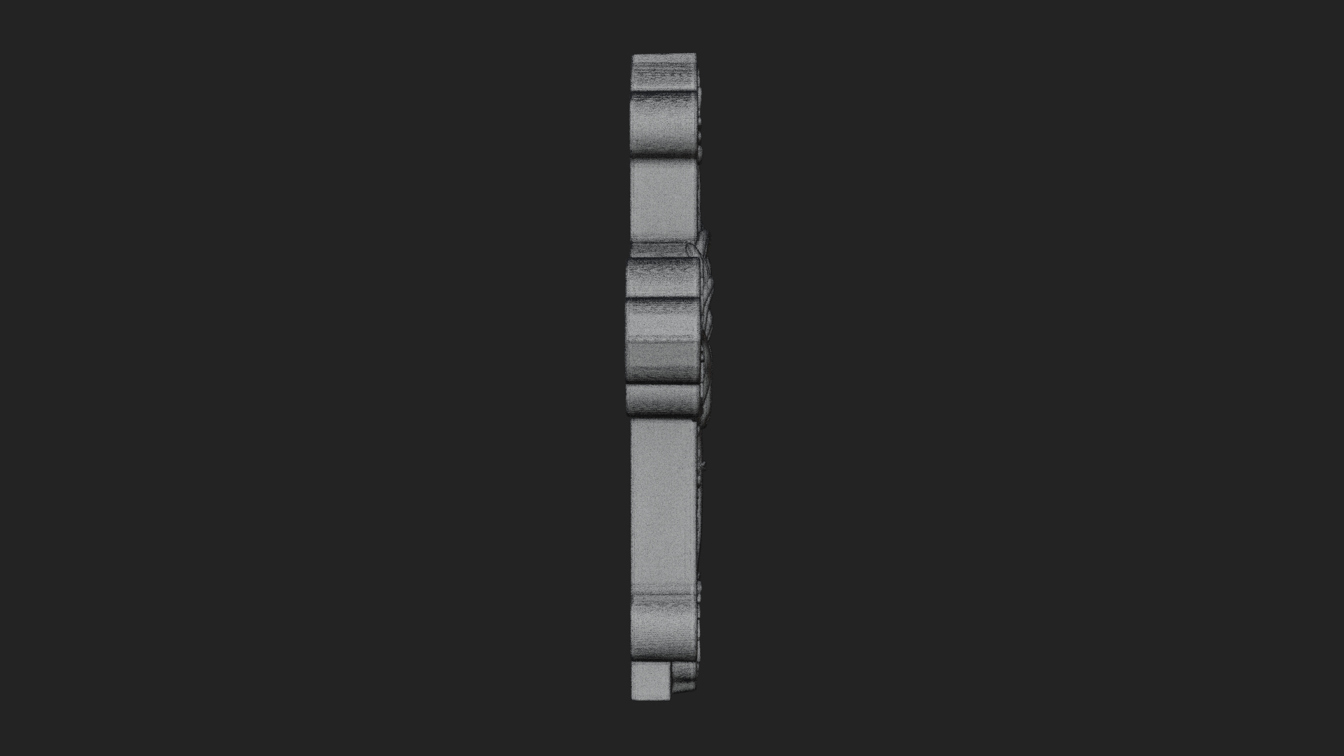 Carved Relief Wall Cross Design 64 3D Print Model 3D Model