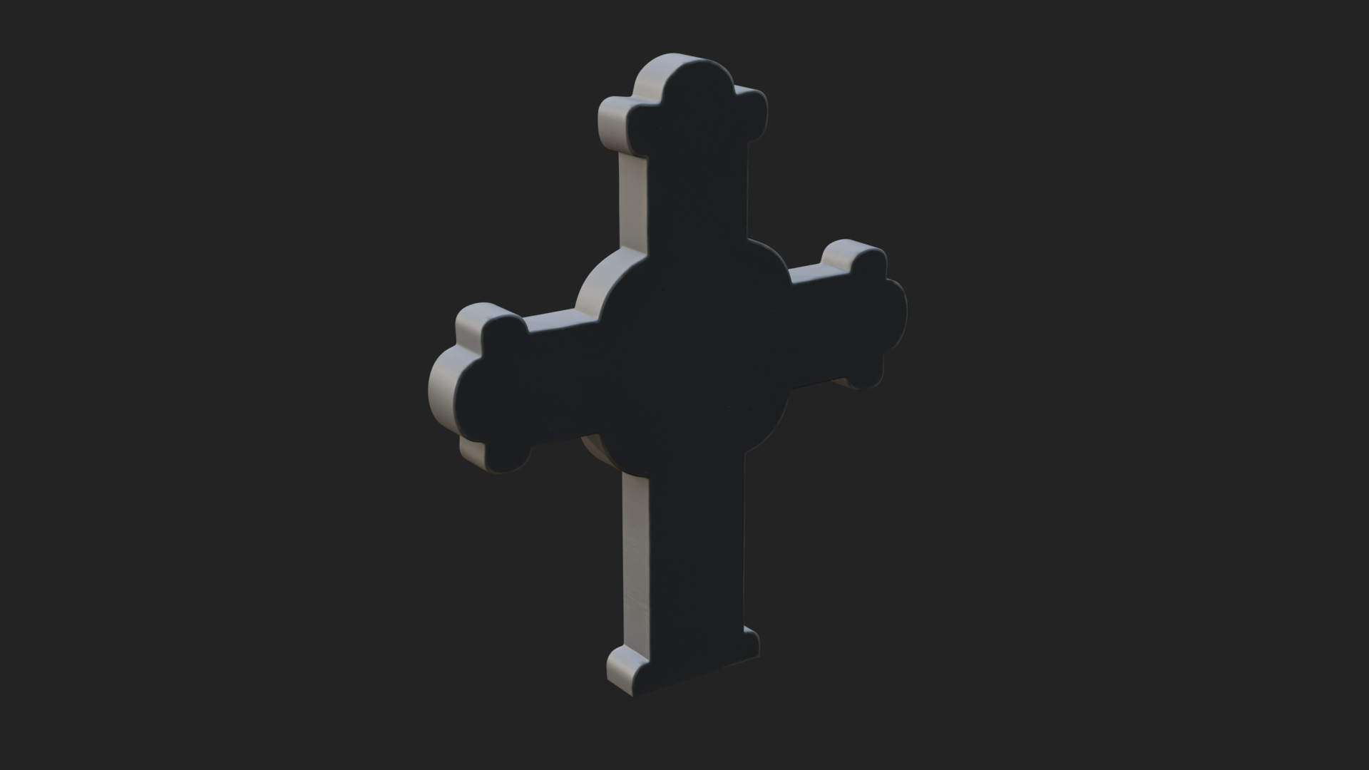 Carved Relief Wall Cross Design 65 3D Print Model 3D Model