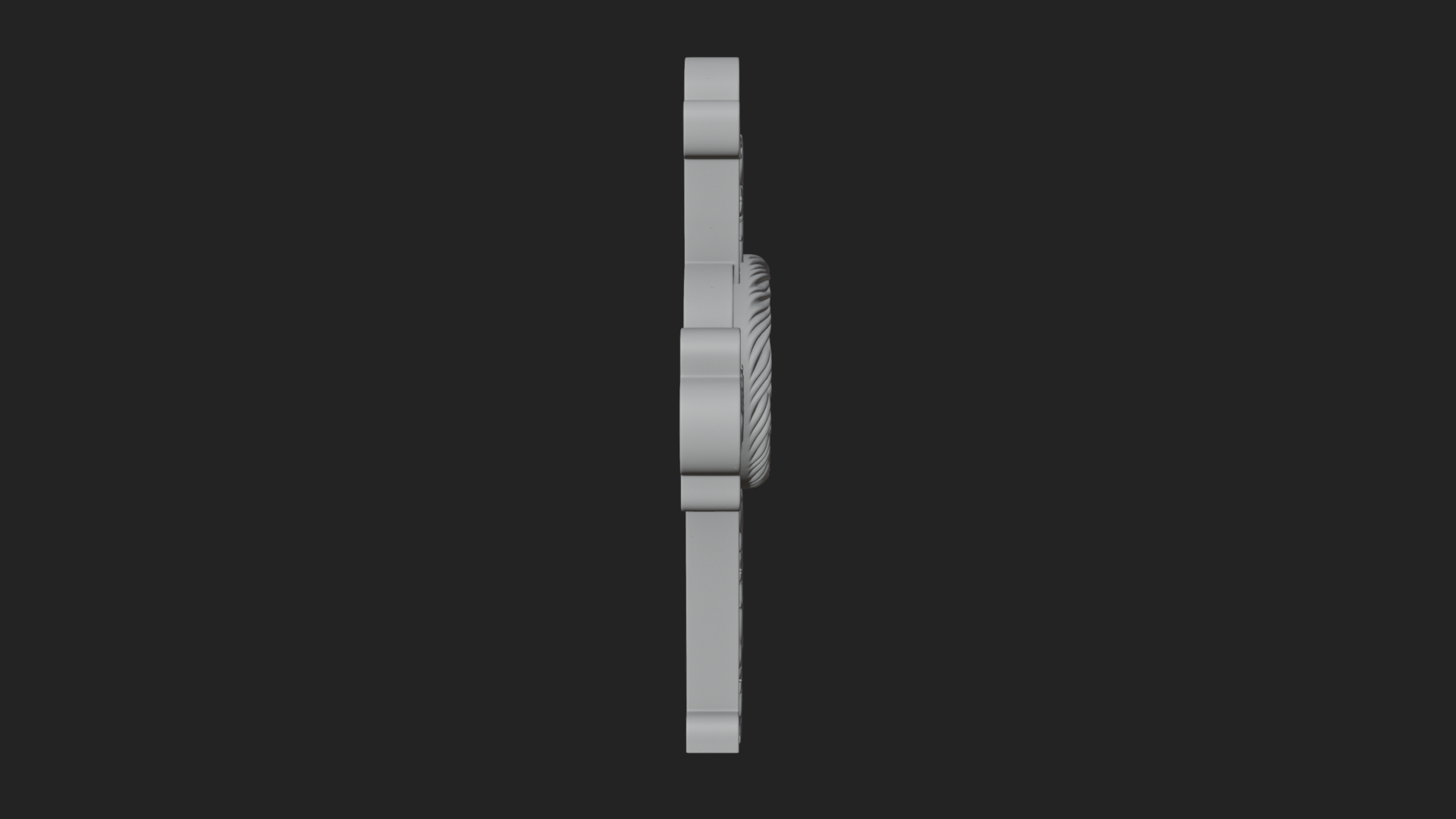 Carved Relief Wall Cross Design 65 3D Print Model 3D Model
