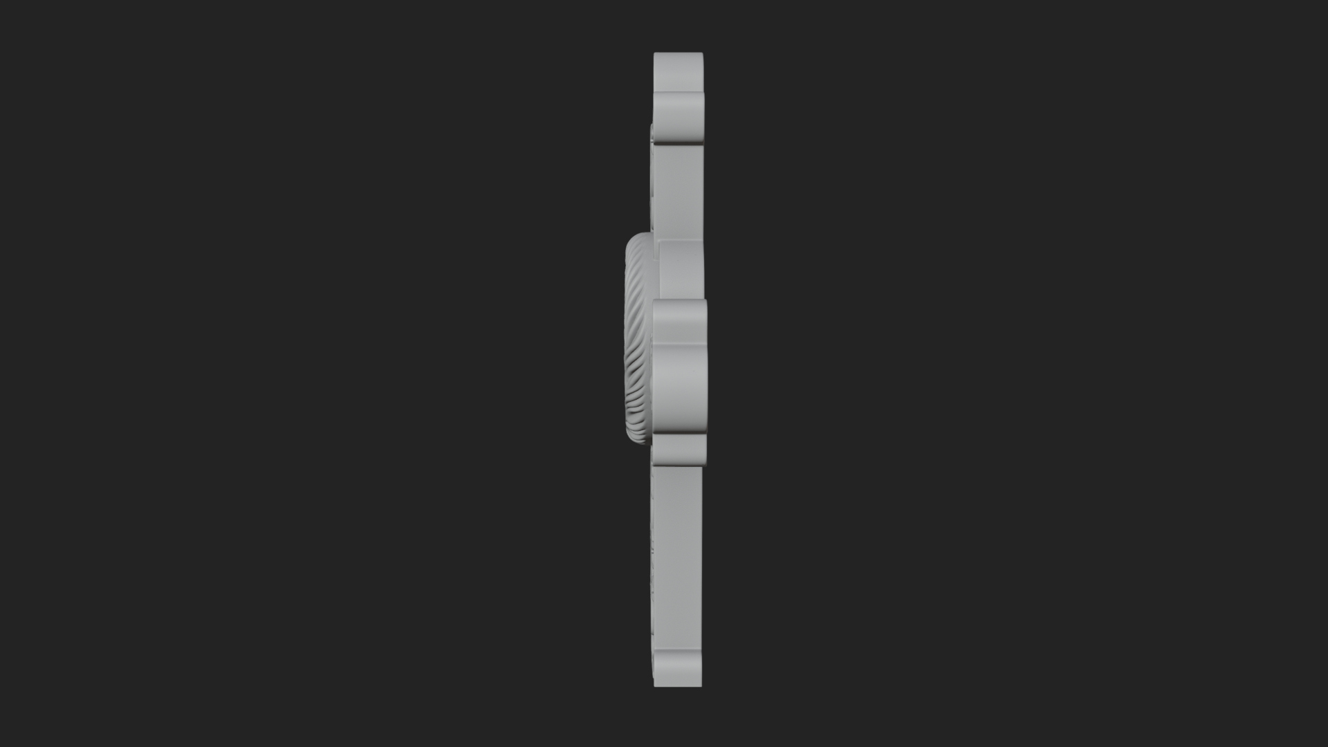 Carved Relief Wall Cross Design 65 3D Print Model 3D Model