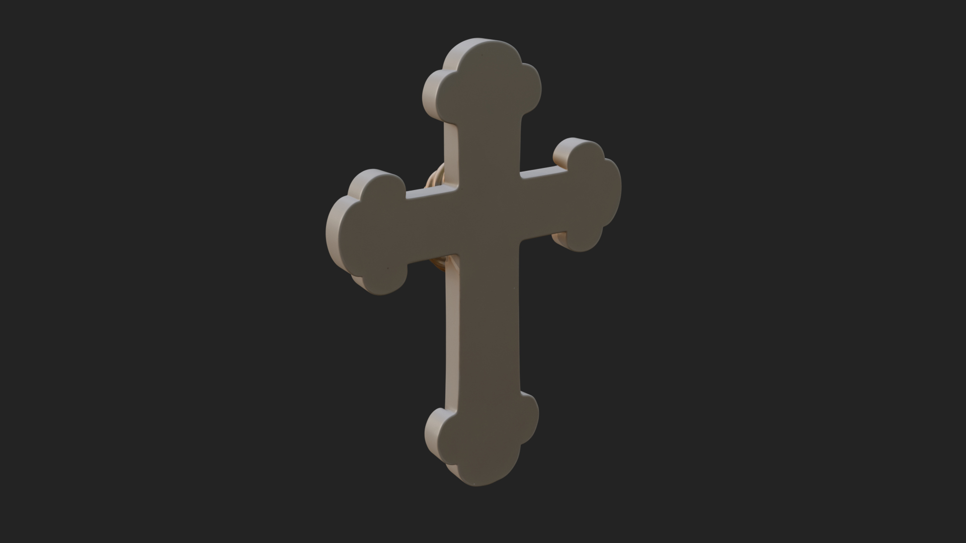 Carved Relief Wall Cross Design 66 3D Print Model 3D Model