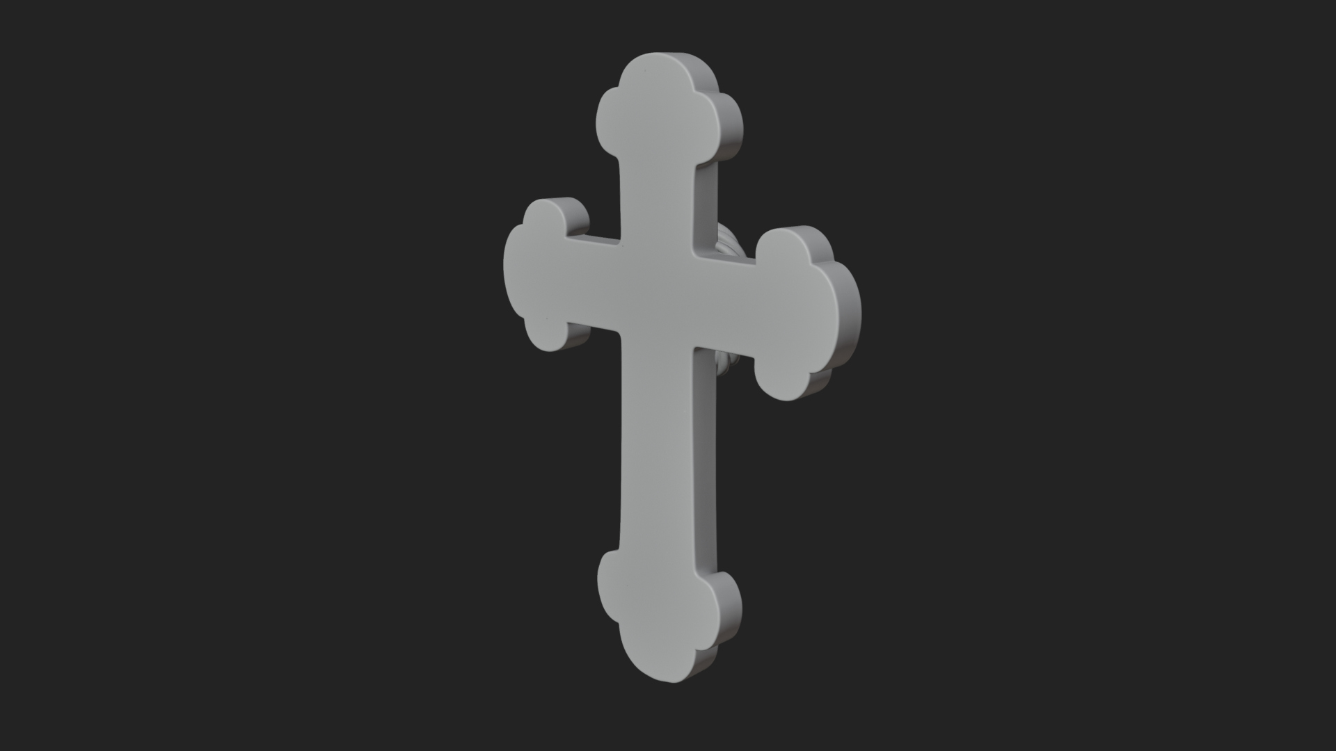 Carved Relief Wall Cross Design 66 3D Print Model 3D Model