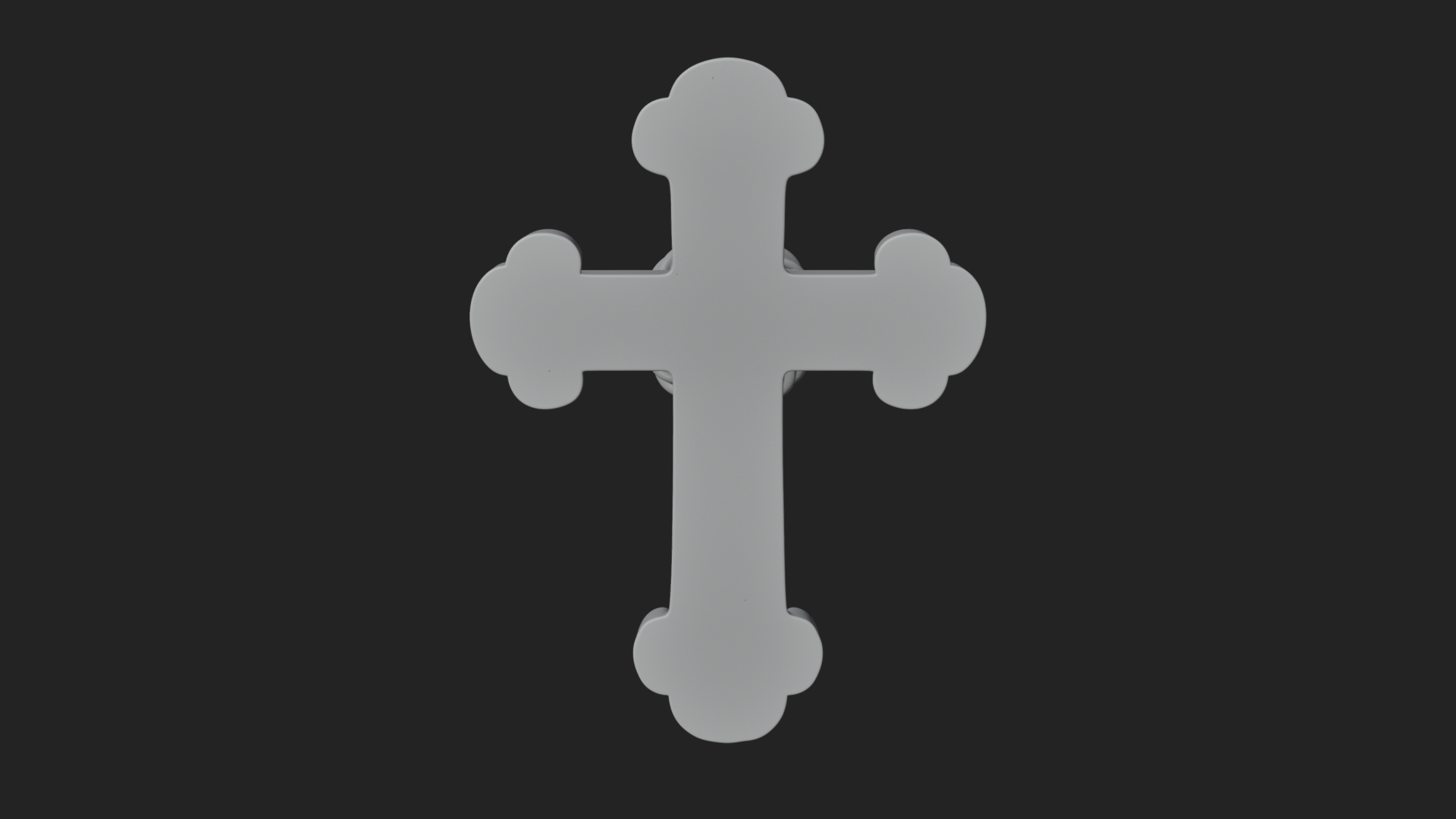 Carved Relief Wall Cross Design 66 3D Print Model 3D Model