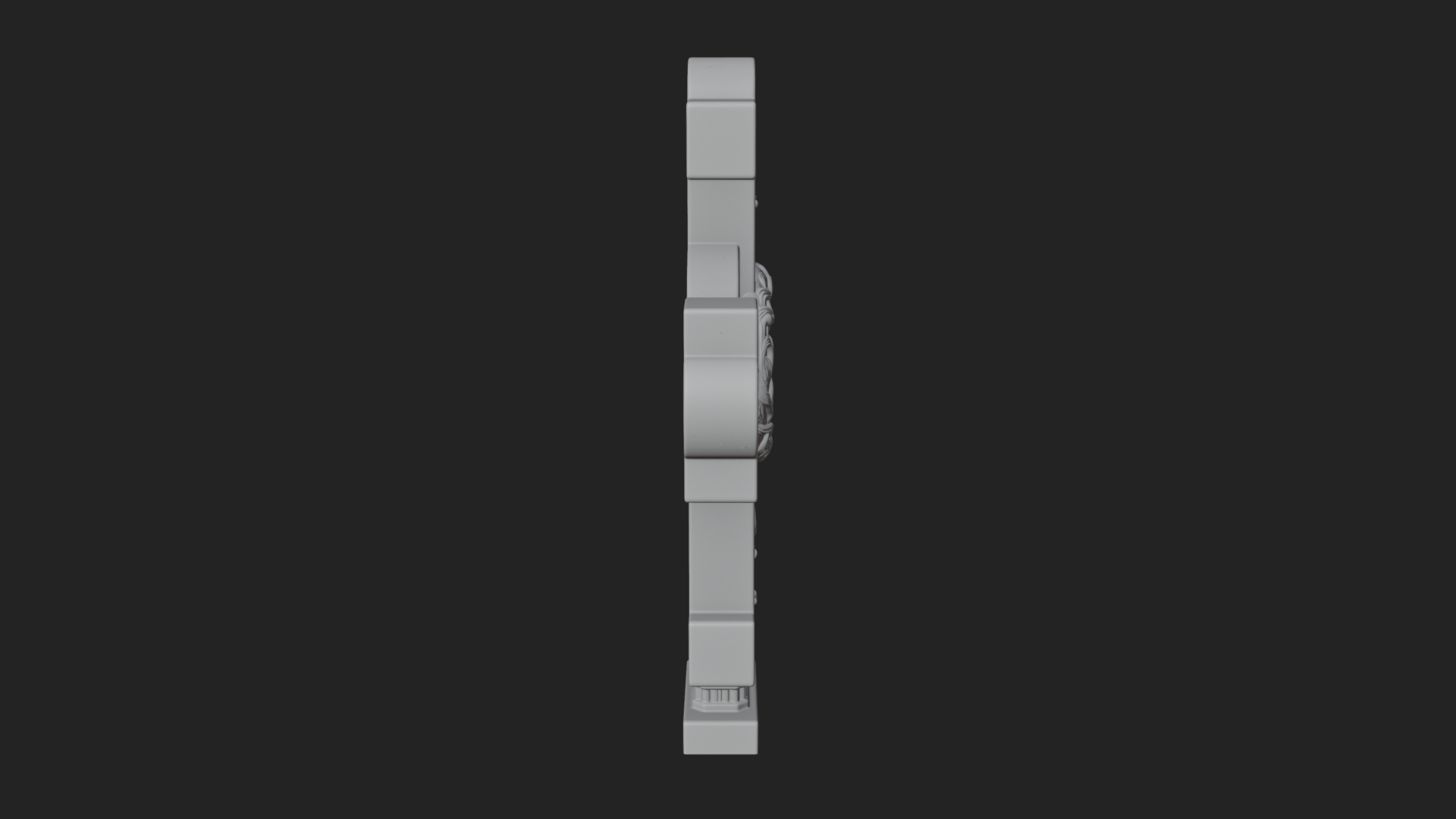 Carved Relief Wall Cross Design 67 3D Print Model 3D Model