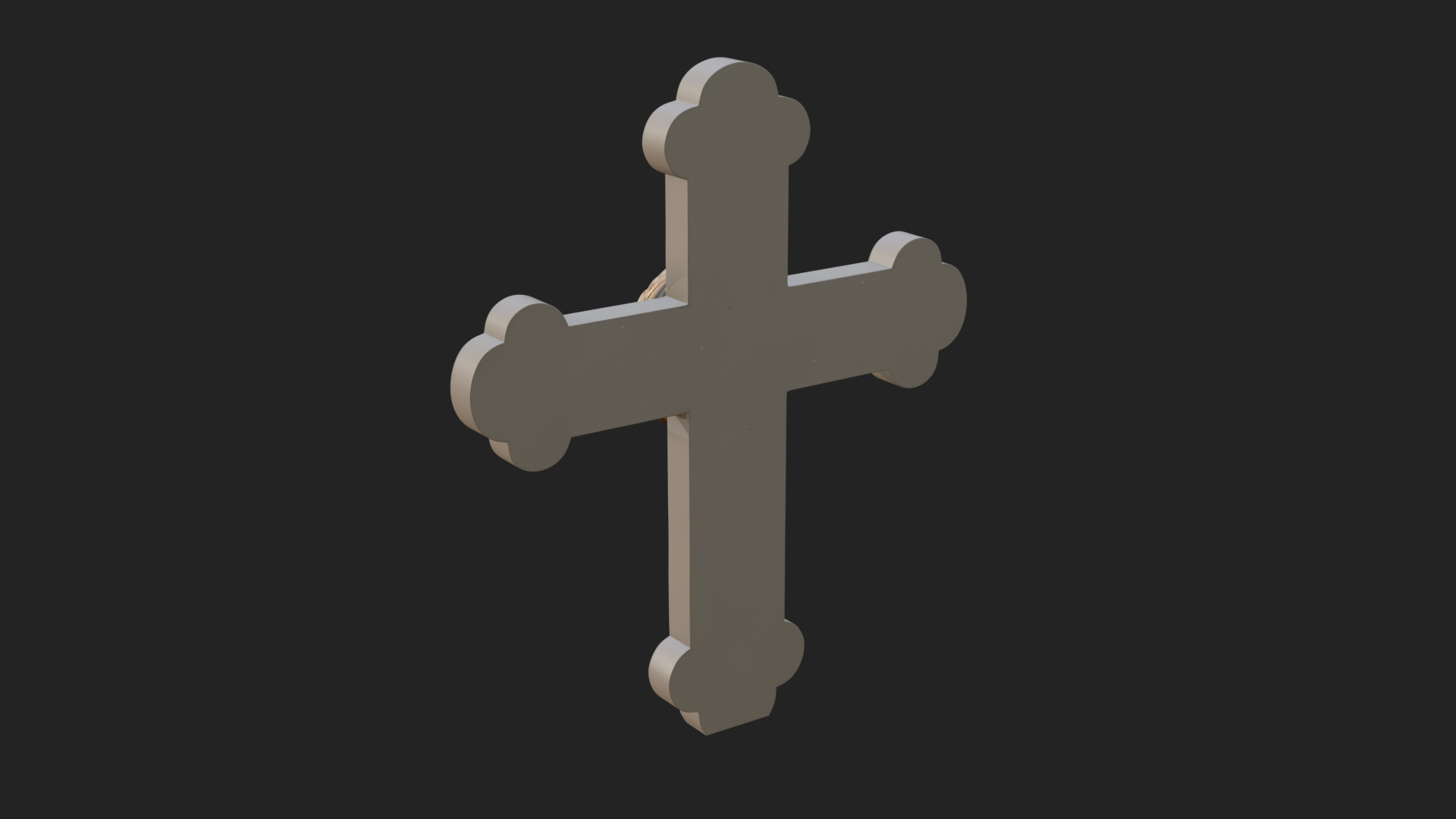 Carved Relief Wall Cross Design 68 3D Print Model 3D Model