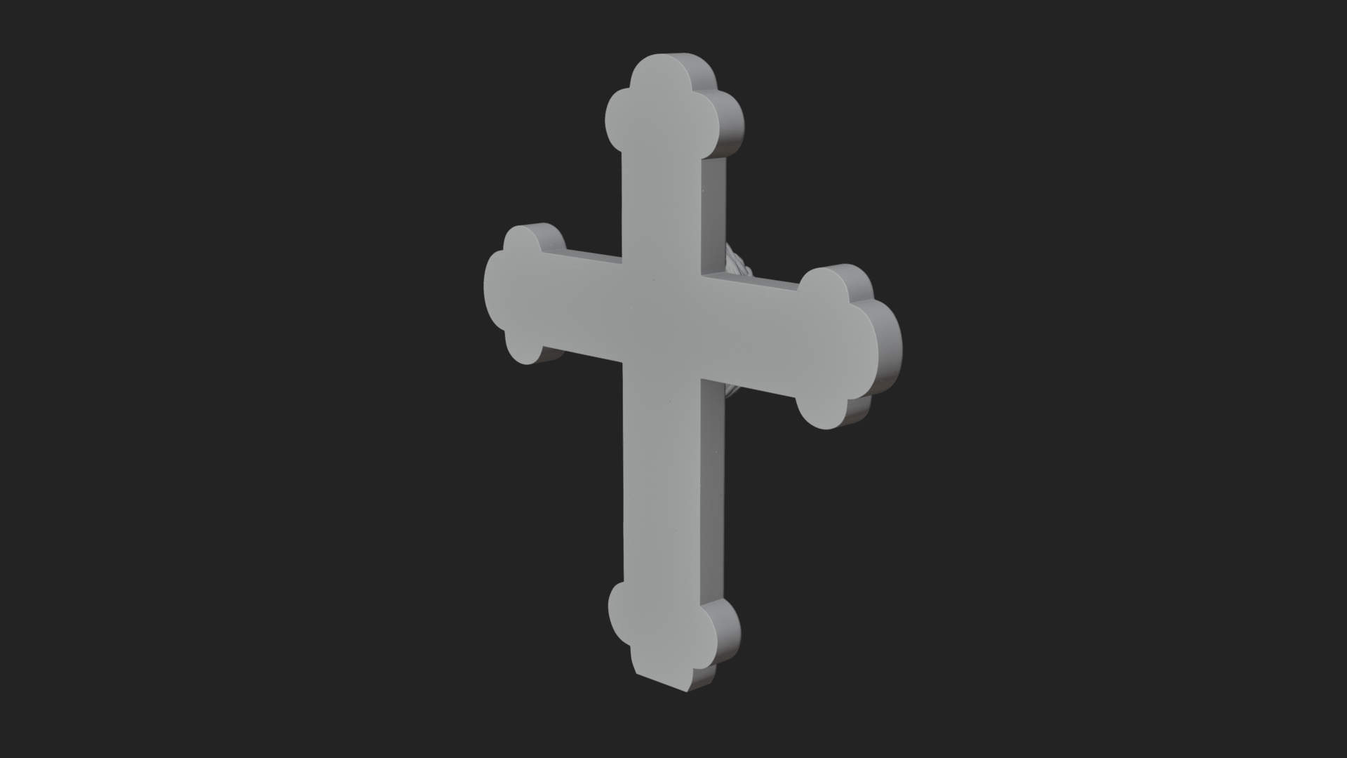 Carved Relief Wall Cross Design 68 3D Print Model 3D Model