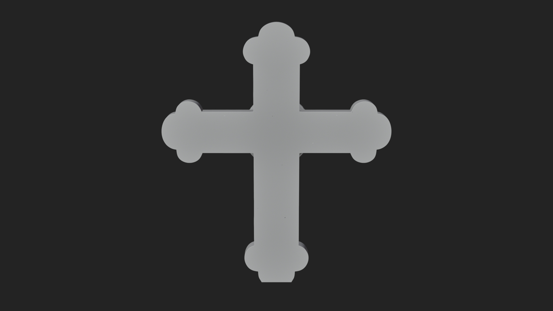 Carved Relief Wall Cross Design 68 3D Print Model 3D Model
