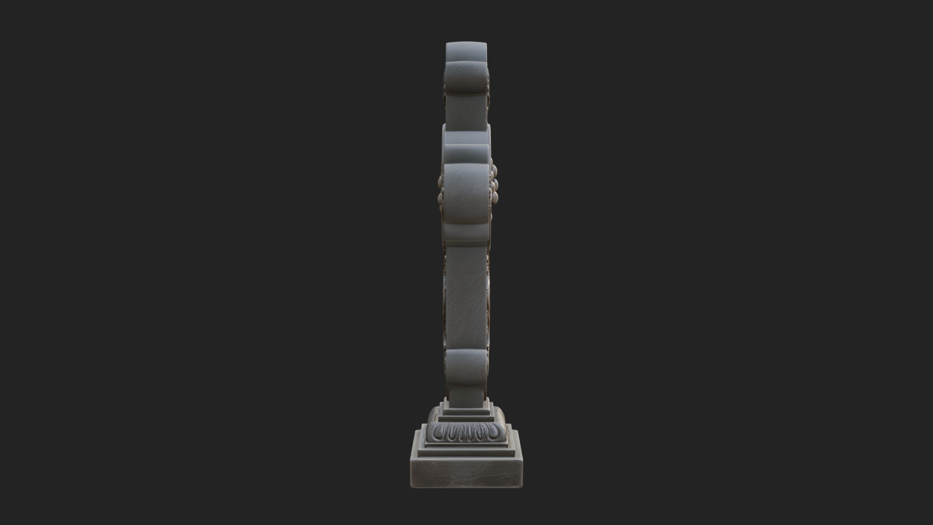 Carved Relief Wall Cross Design 69 3D Print Model 3D Model