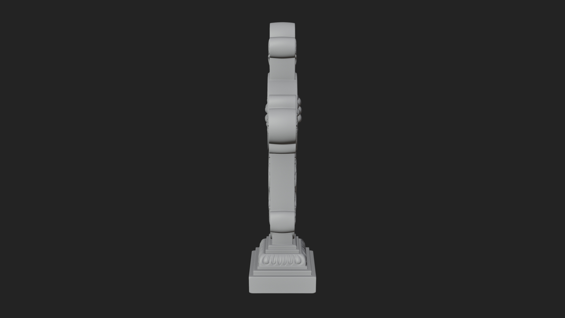 Carved Relief Wall Cross Design 69 3D Print Model 3D Model