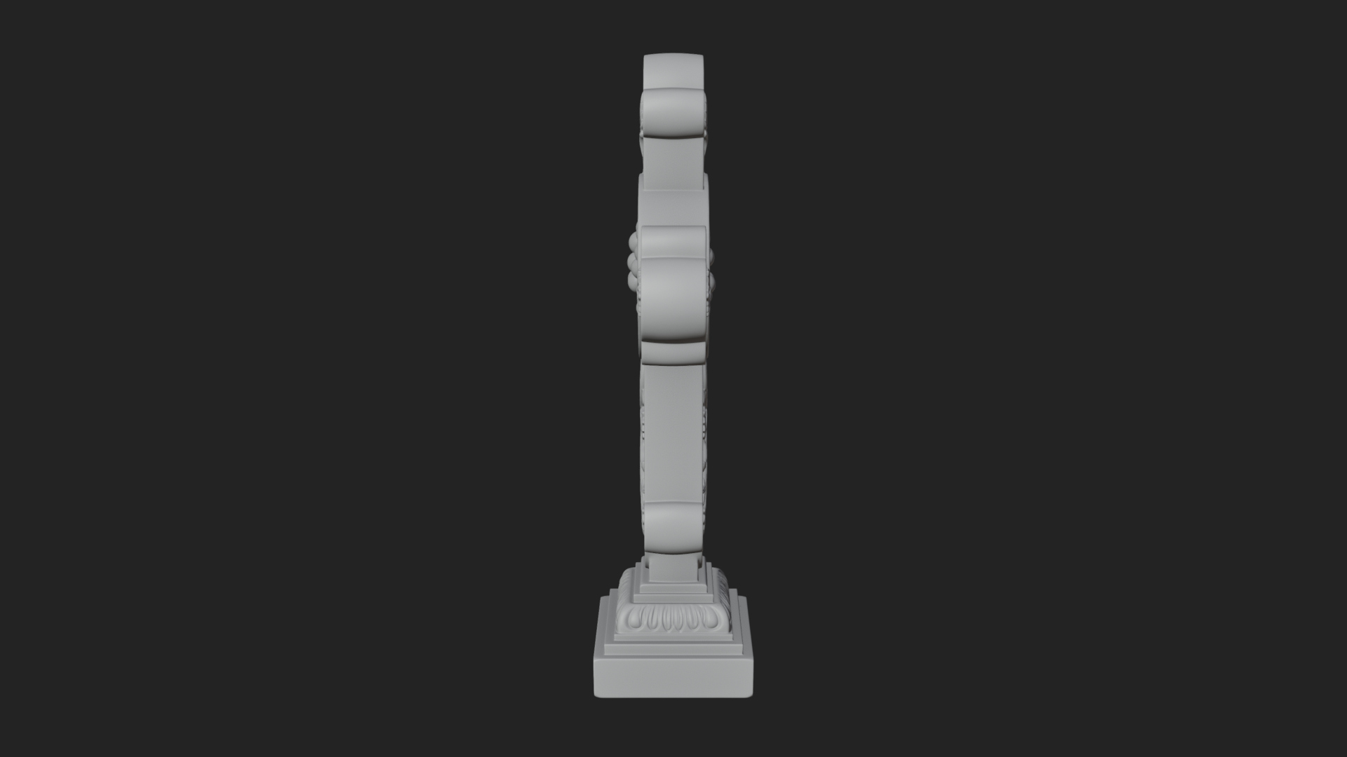 Carved Relief Wall Cross Design 69 3D Print Model 3D Model
