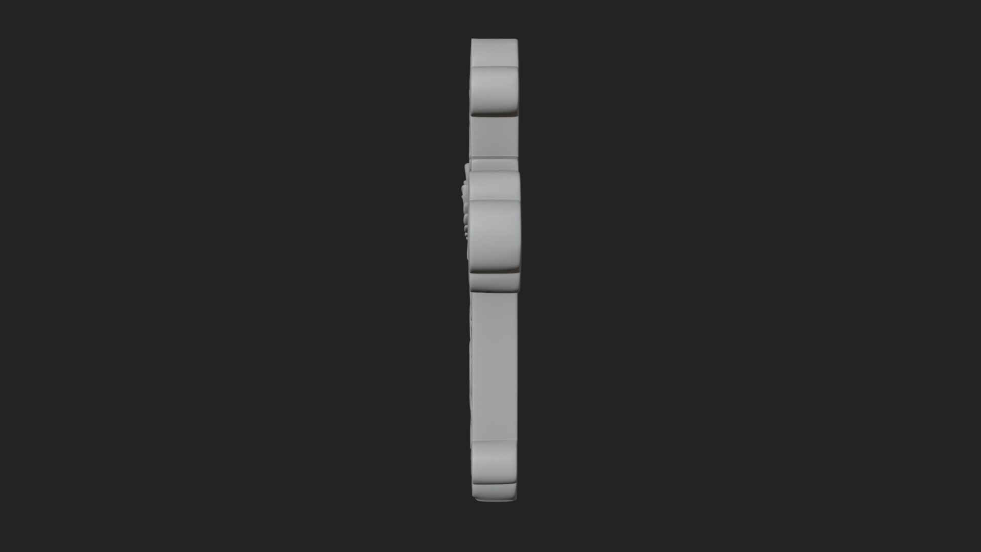 Carved Relief Wall Cross Design 7 3D Print Model 3D Model