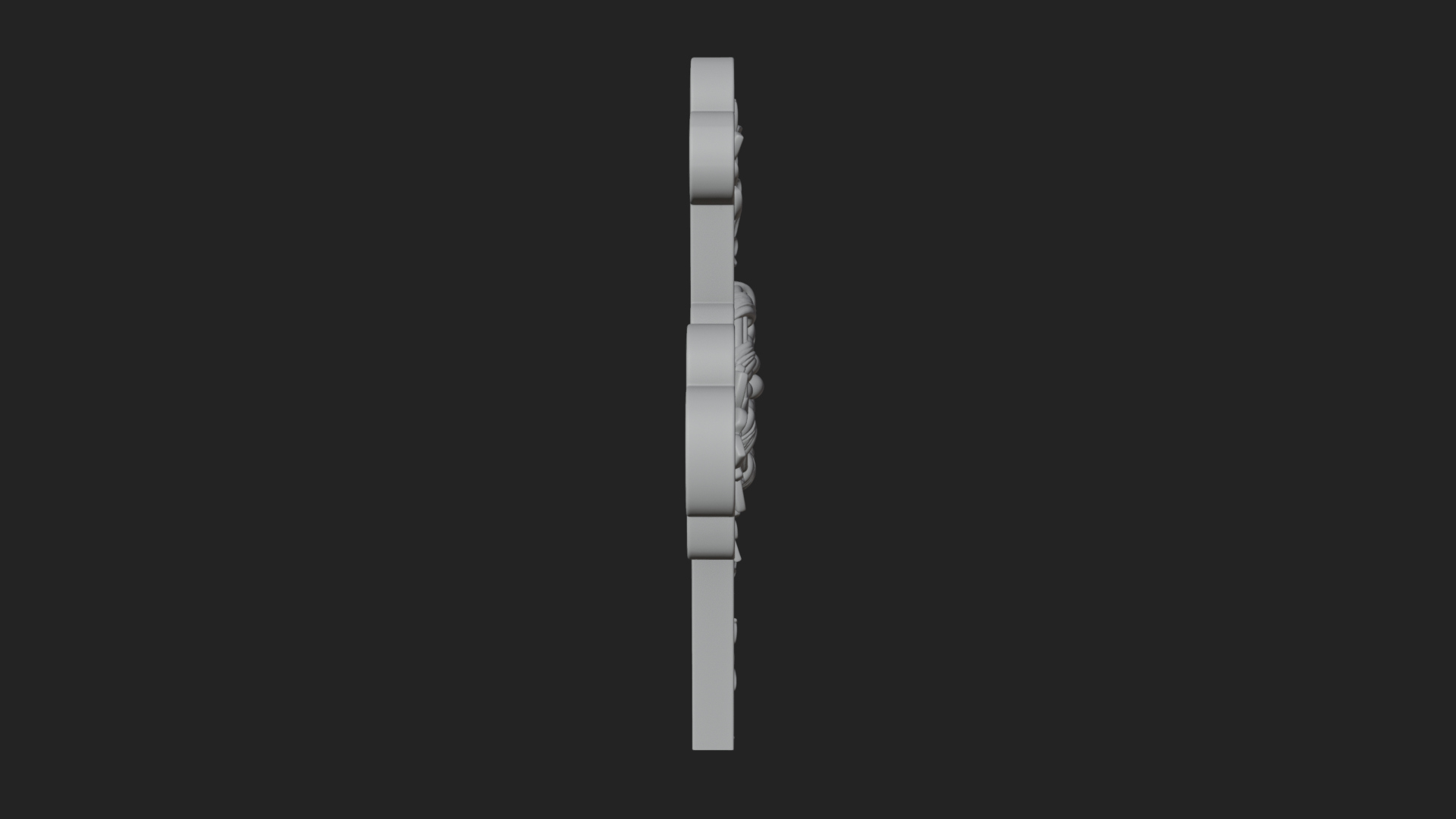 Carved Relief Wall Cross Design 71 3D Print Model 3D Model
