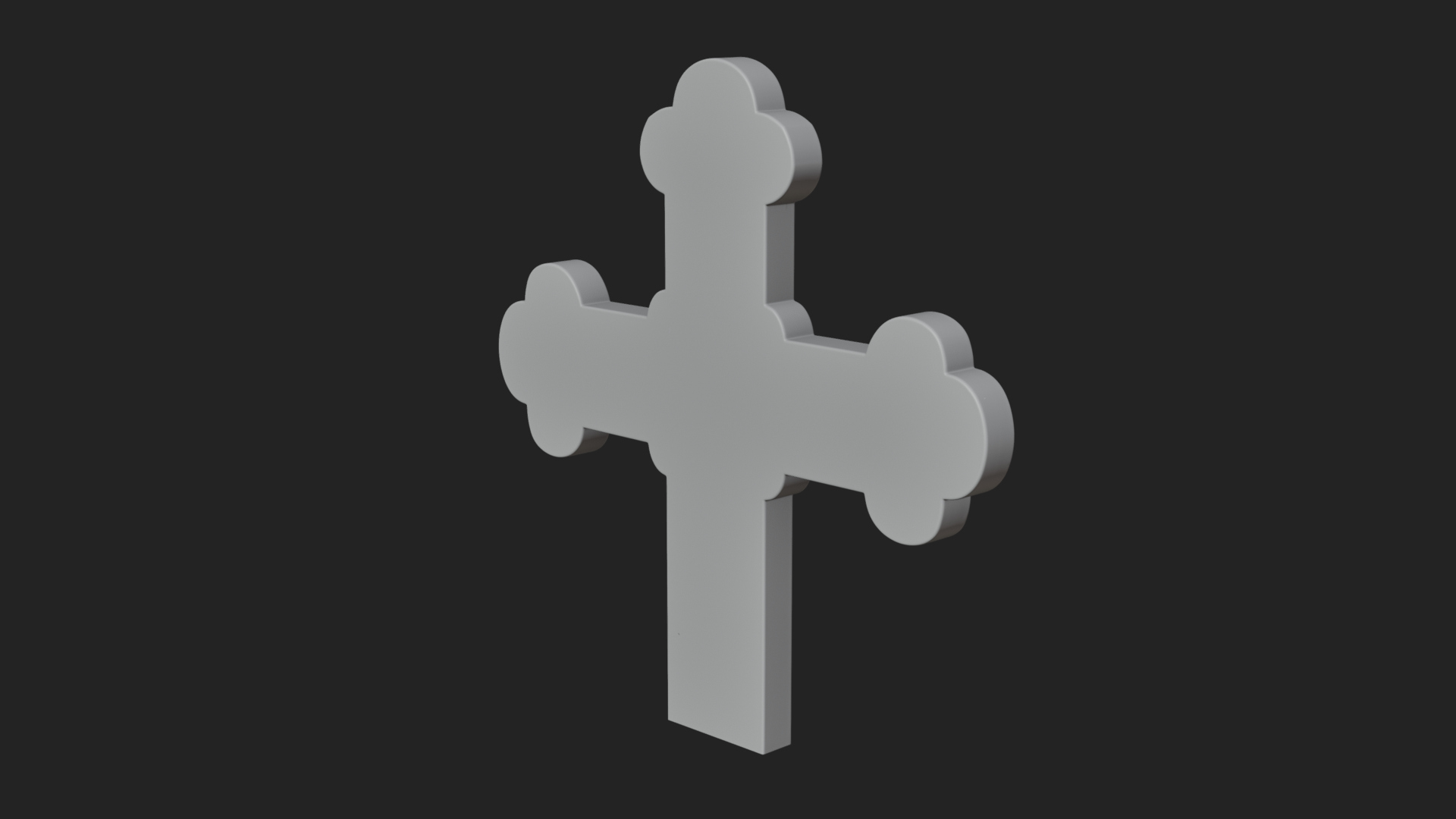 Carved Relief Wall Cross Design 71 3D Print Model 3D Model
