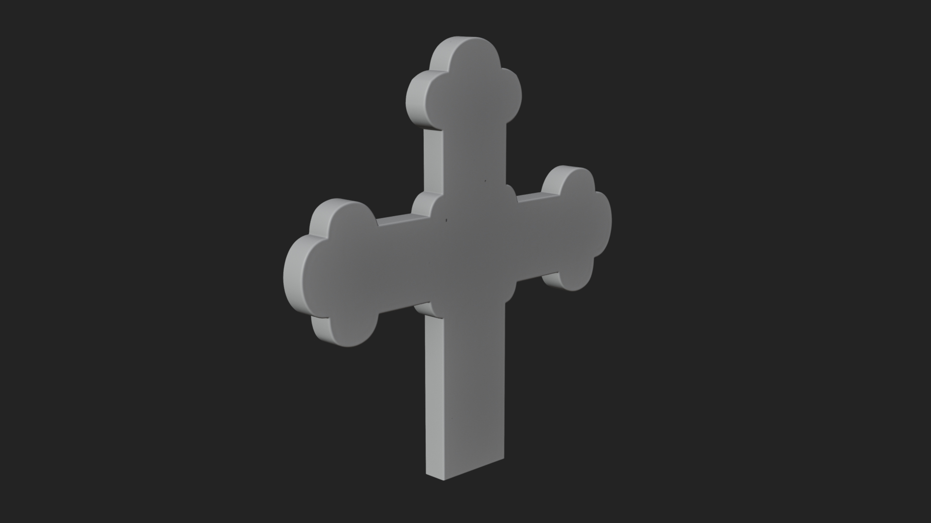 Carved Relief Wall Cross Design 71 3D Print Model 3D Model