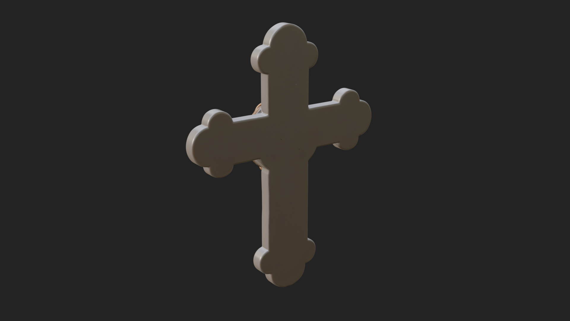 Carved Relief Wall Cross Design 72 3D Print Model 3D Model
