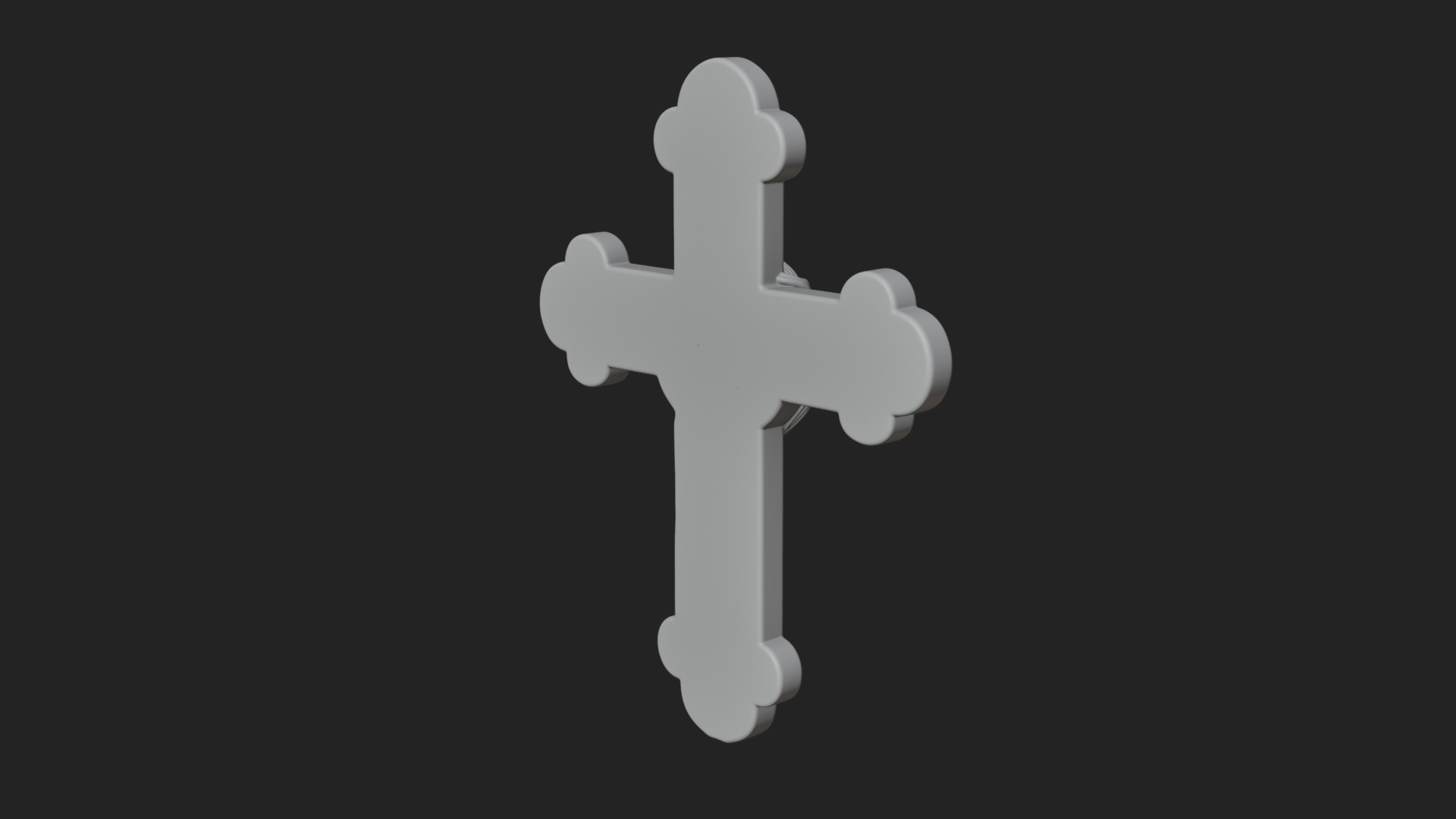Carved Relief Wall Cross Design 72 3D Print Model 3D Model