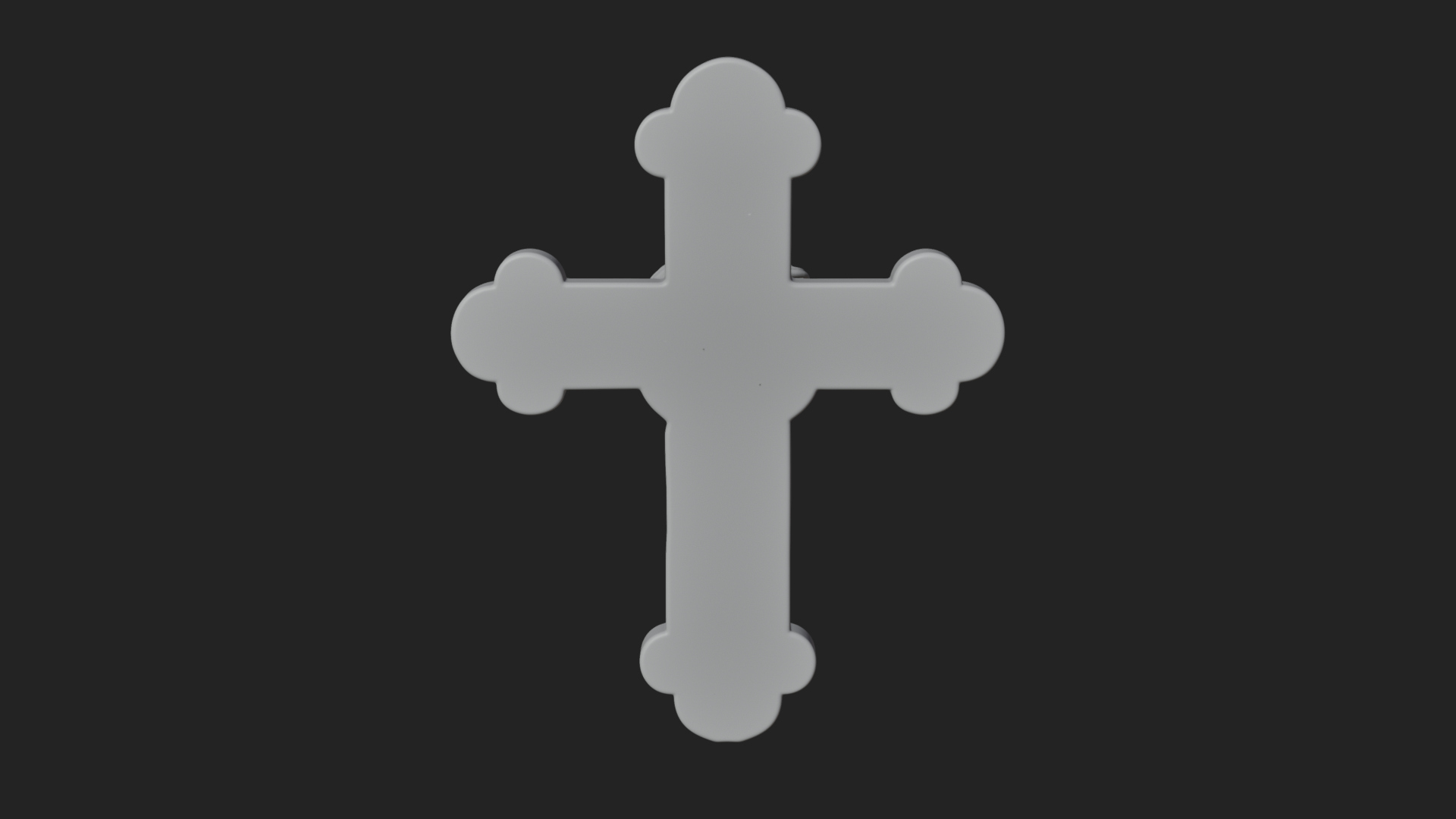 Carved Relief Wall Cross Design 72 3D Print Model 3D Model