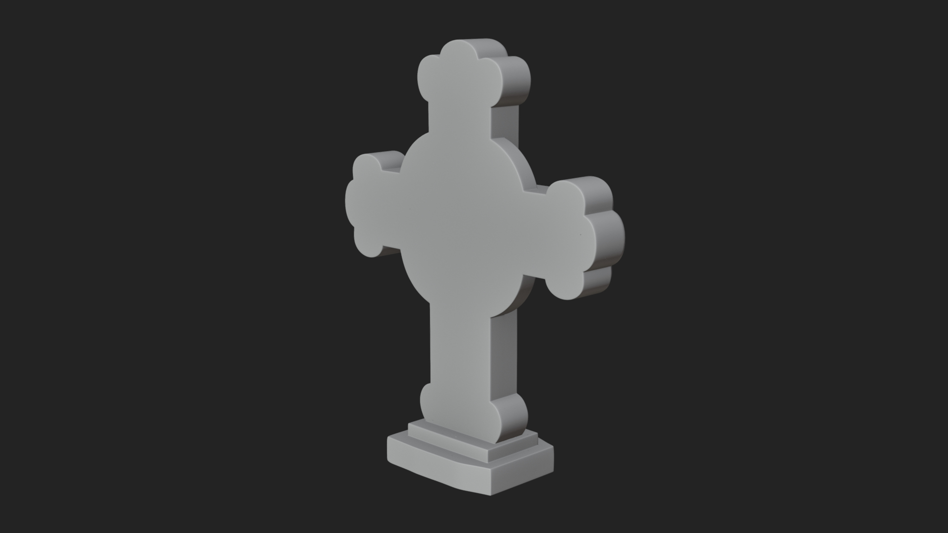 Carved Relief Wall Cross Design 74 3D Print Model 3D Model