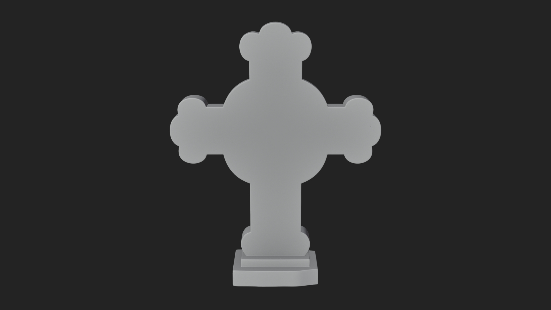 Carved Relief Wall Cross Design 74 3D Print Model 3D Model