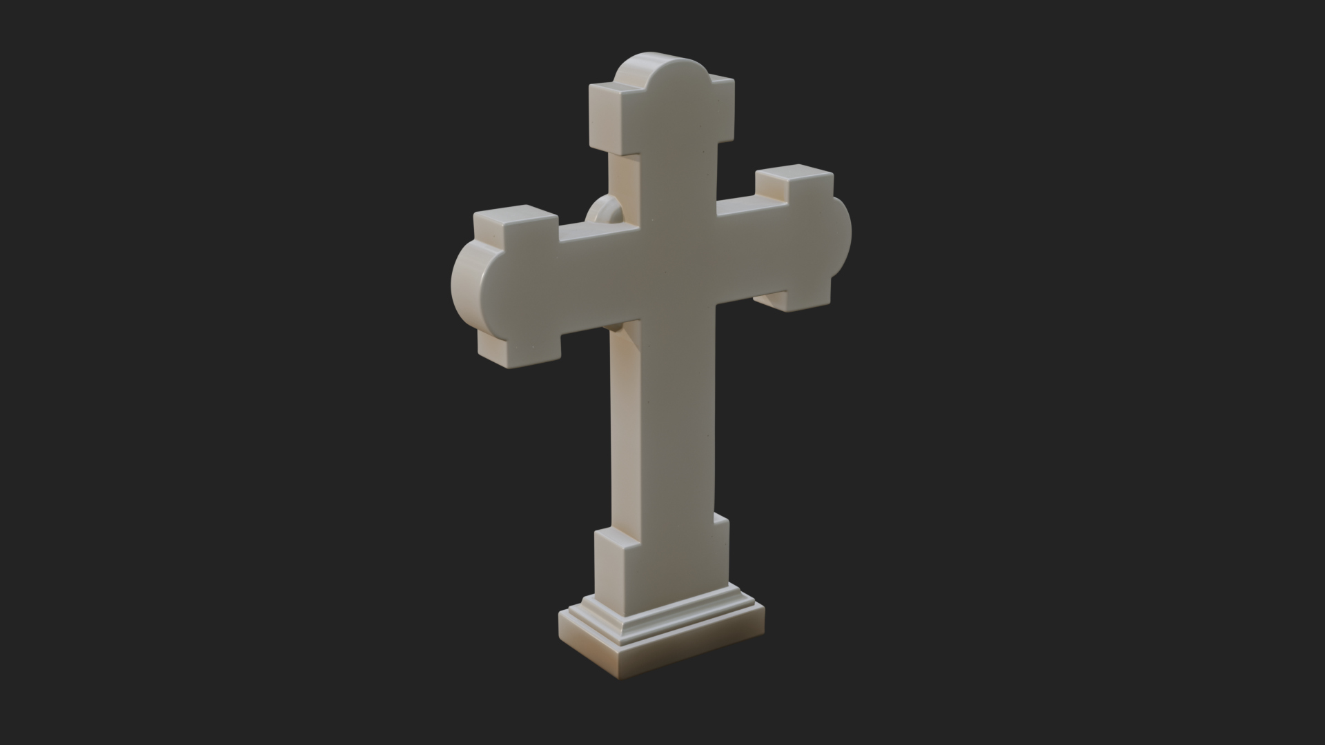 Carved Relief Wall Cross Design 76 3D Print Model 3D Model