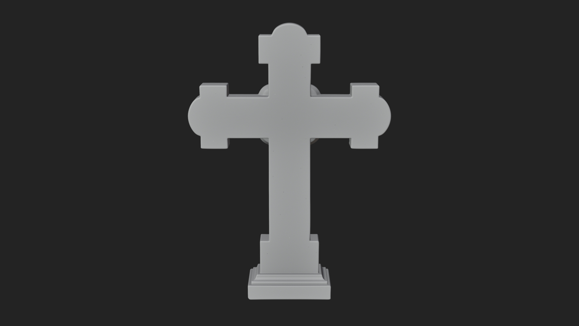 Carved Relief Wall Cross Design 76 3D Print Model 3D Model