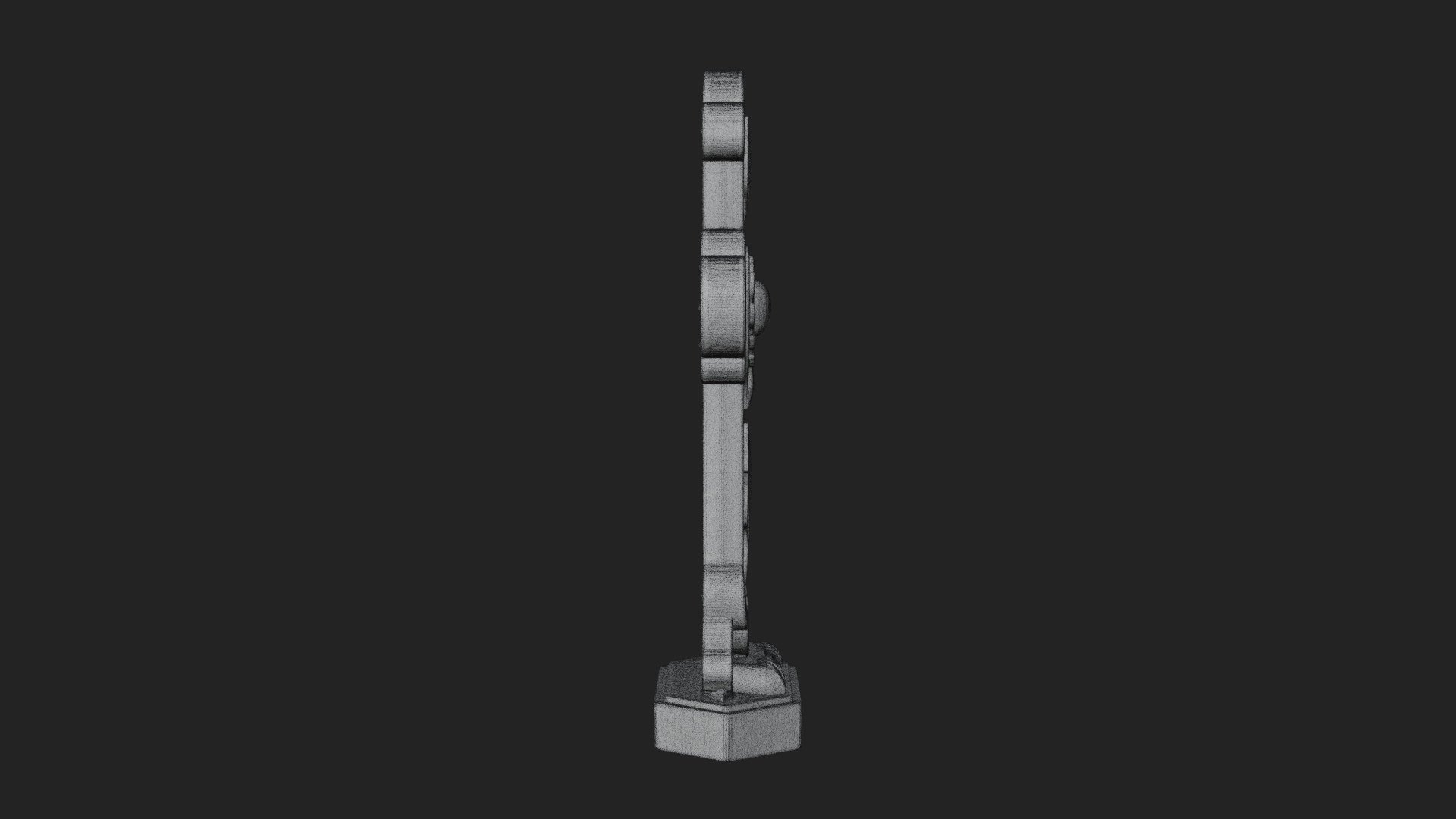 Carved Relief Wall Cross Design 77 3D Print Model 3D Model