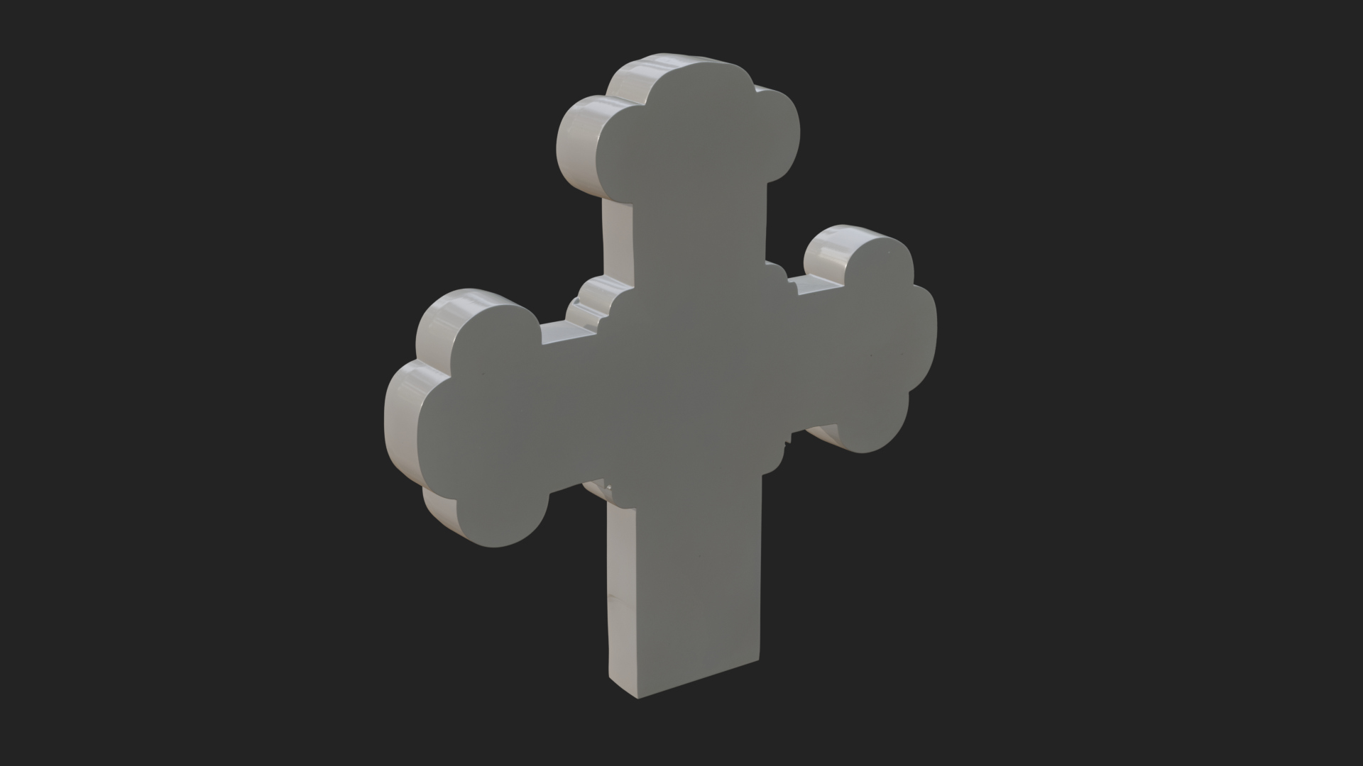 Carved Relief Wall Cross Design 78 3D Print Model 3D Model