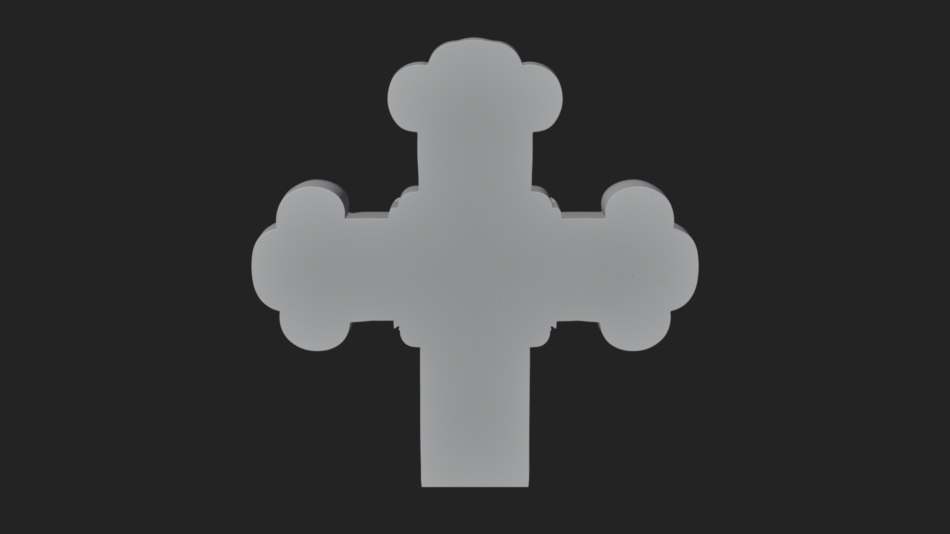 Carved Relief Wall Cross Design 78 3D Print Model 3D Model