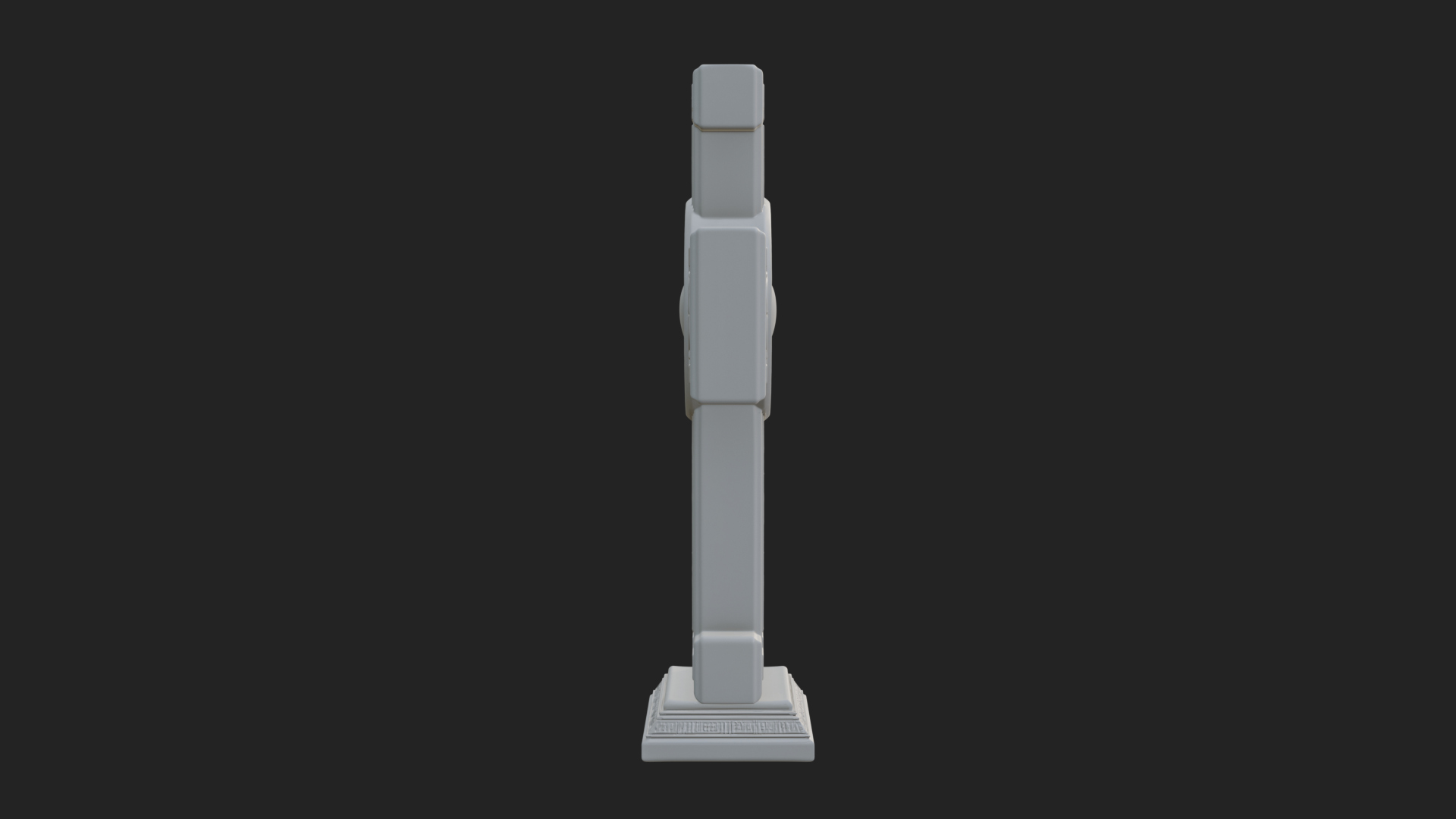 Carved Relief Wall Cross Design 79 3D Print Model 3D Model