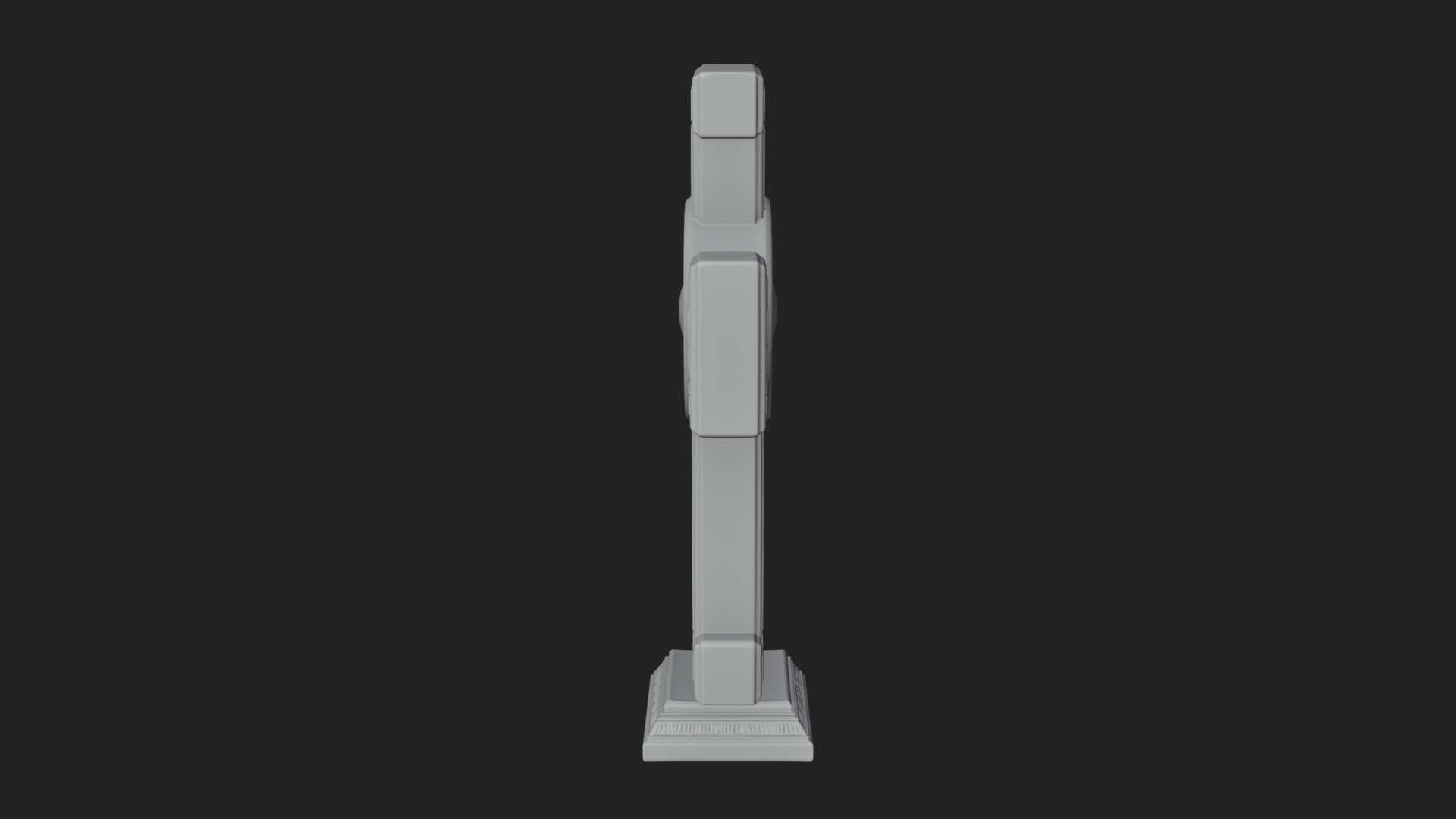Carved Relief Wall Cross Design 79 3D Print Model 3D Model