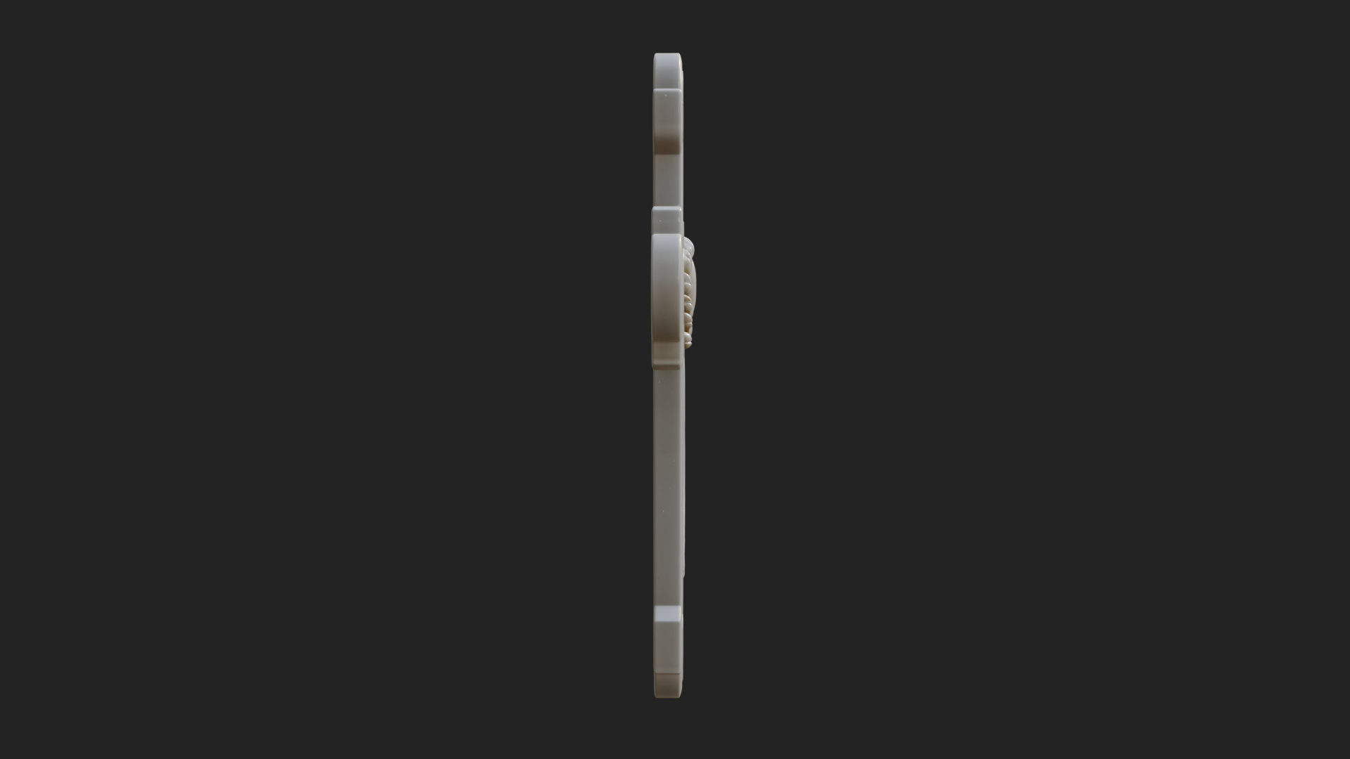 Carved Relief Wall Cross Design 81 3D Print Model 3D Model