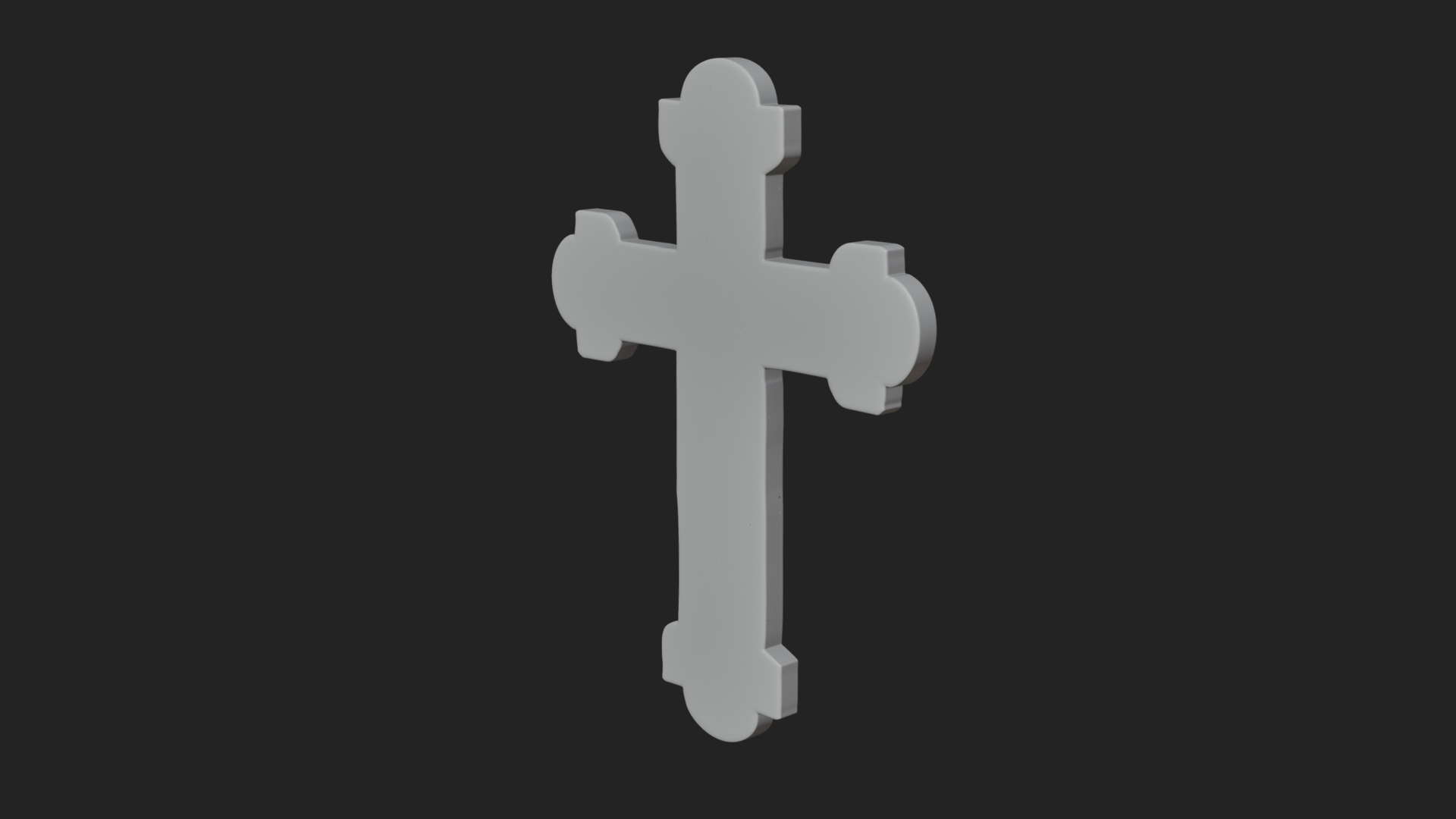 Carved Relief Wall Cross Design 81 3D Print Model 3D Model