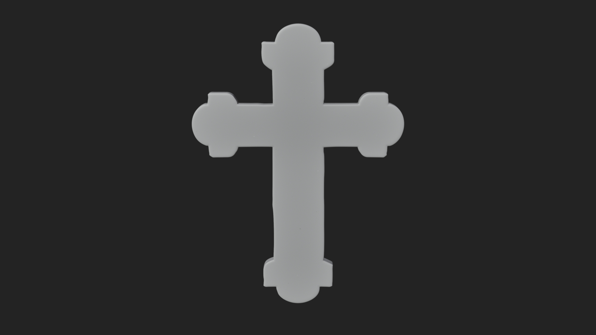 Carved Relief Wall Cross Design 81 3D Print Model 3D Model
