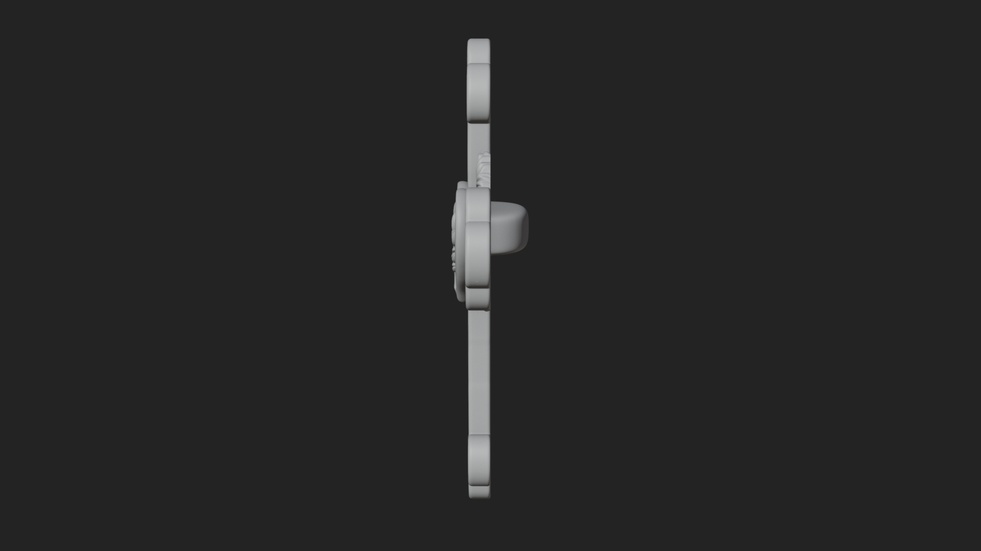 Carved Relief Wall Cross Design 82 3D Print Model 3D Model