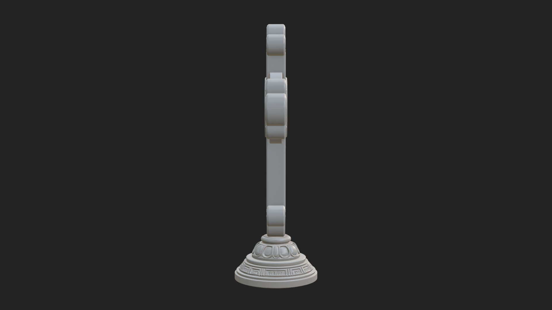 Carved Relief Wall Cross Design 83 3D Print Model 3D Model